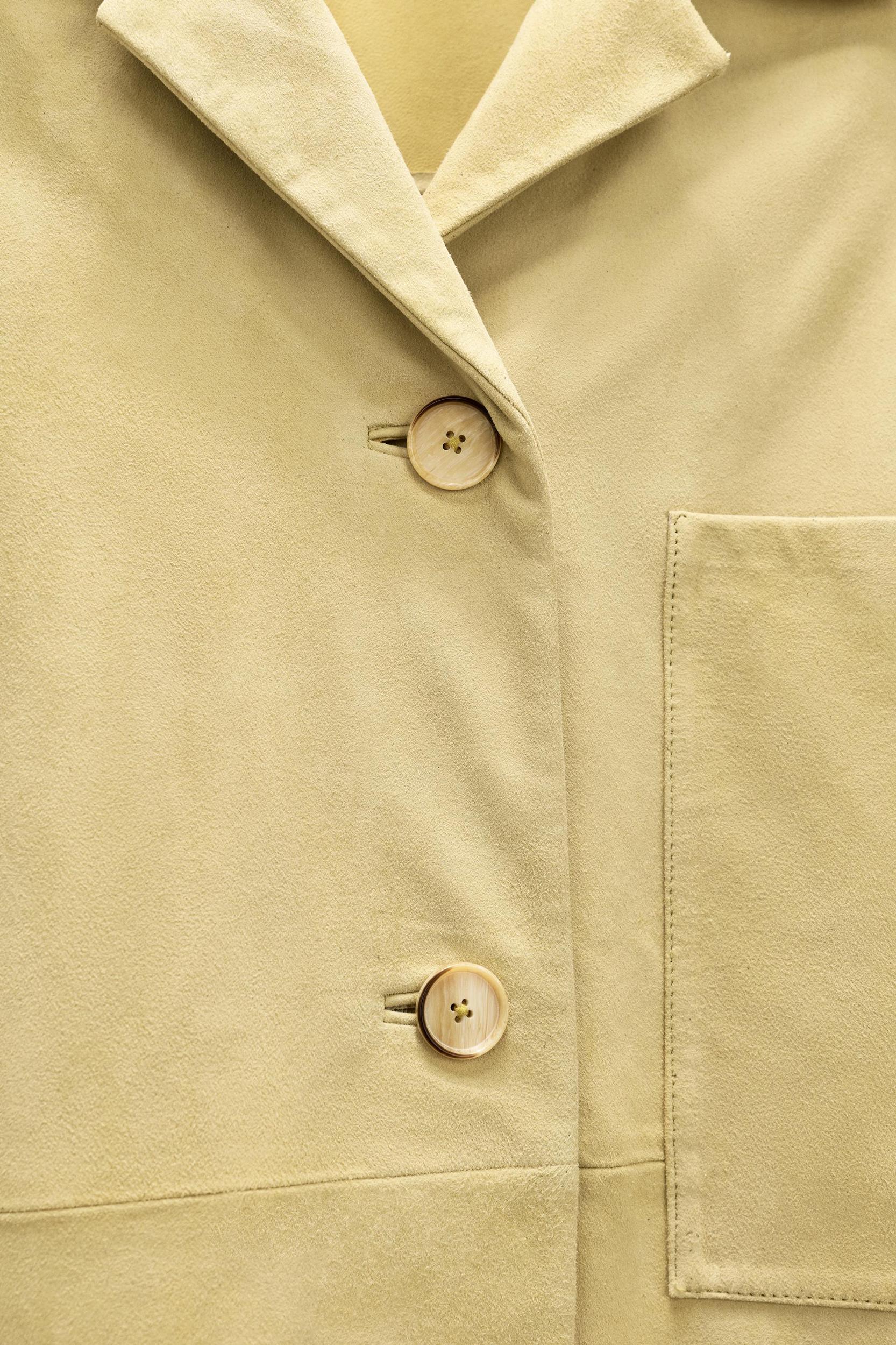 LIMITED EDITION SUEDE LEATHER POCKET SHIRT Product Image