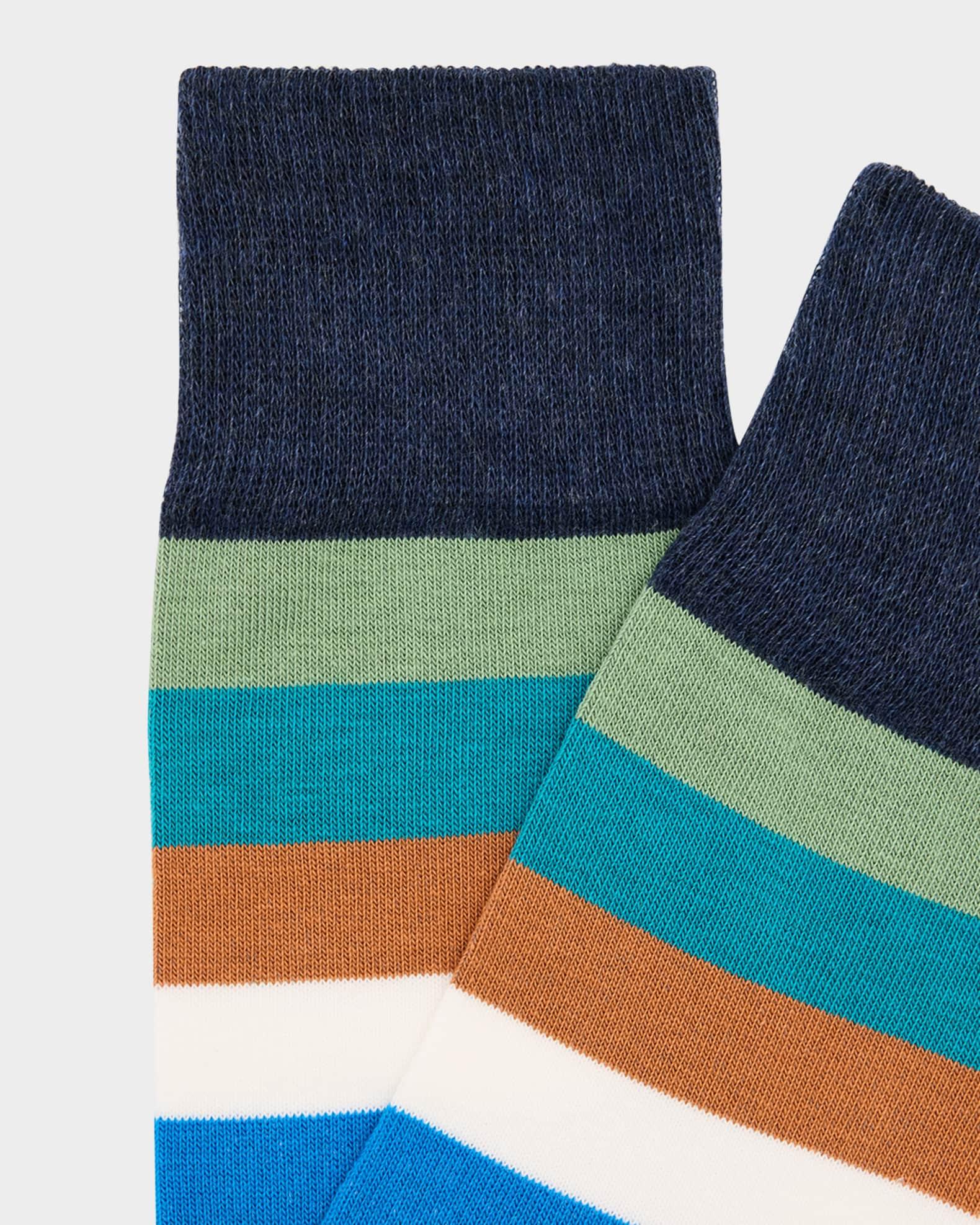 Men's Kit Color-Block Stripe Crew Socks Product Image