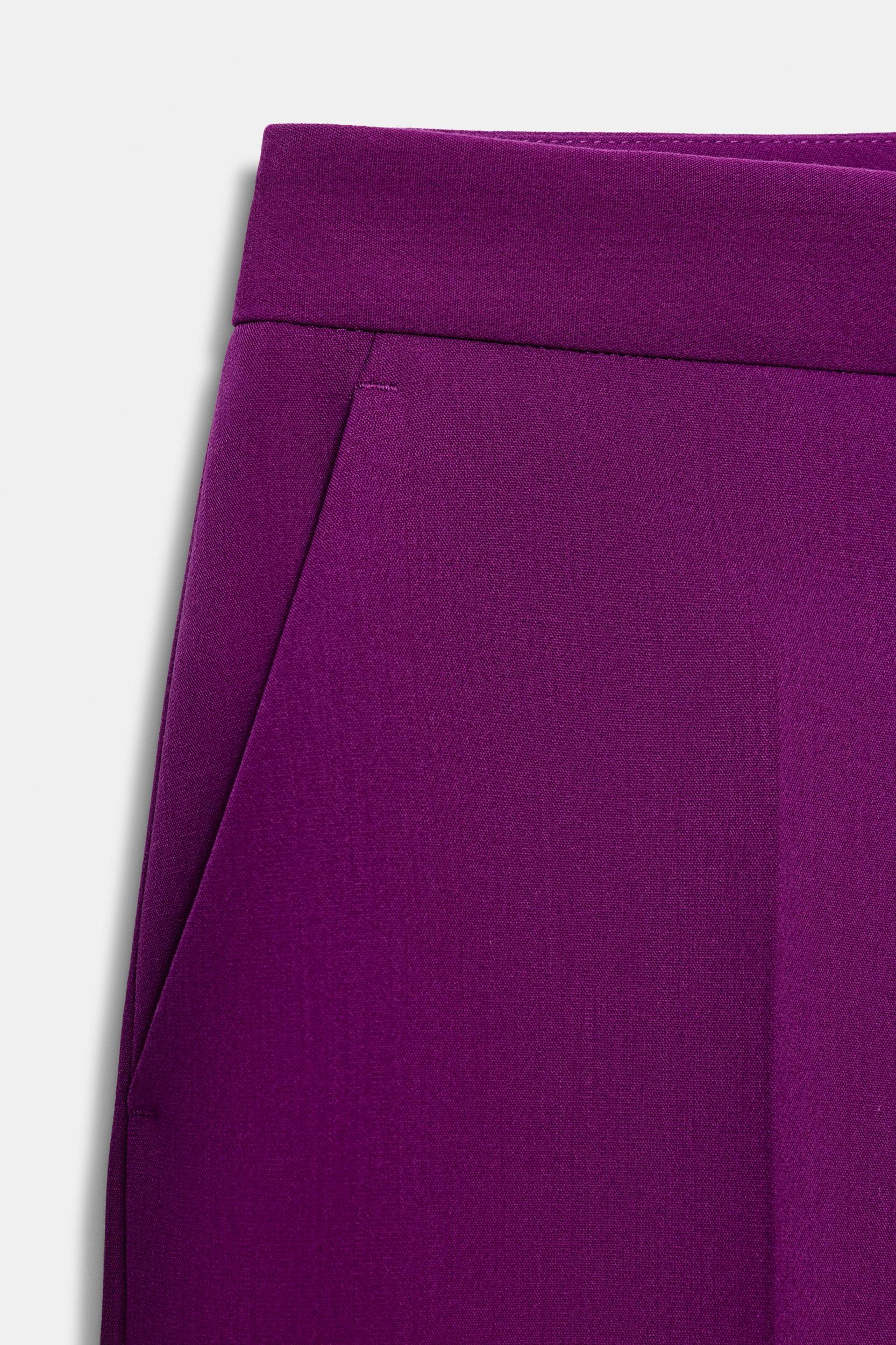 LOW-RISE STRAIGHT LEG PANTS Product Image