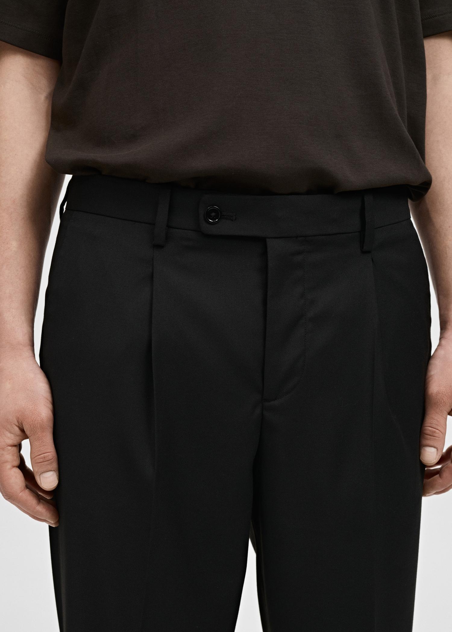 Boston regular-fit suit pants - Men | MANGO USA Product Image