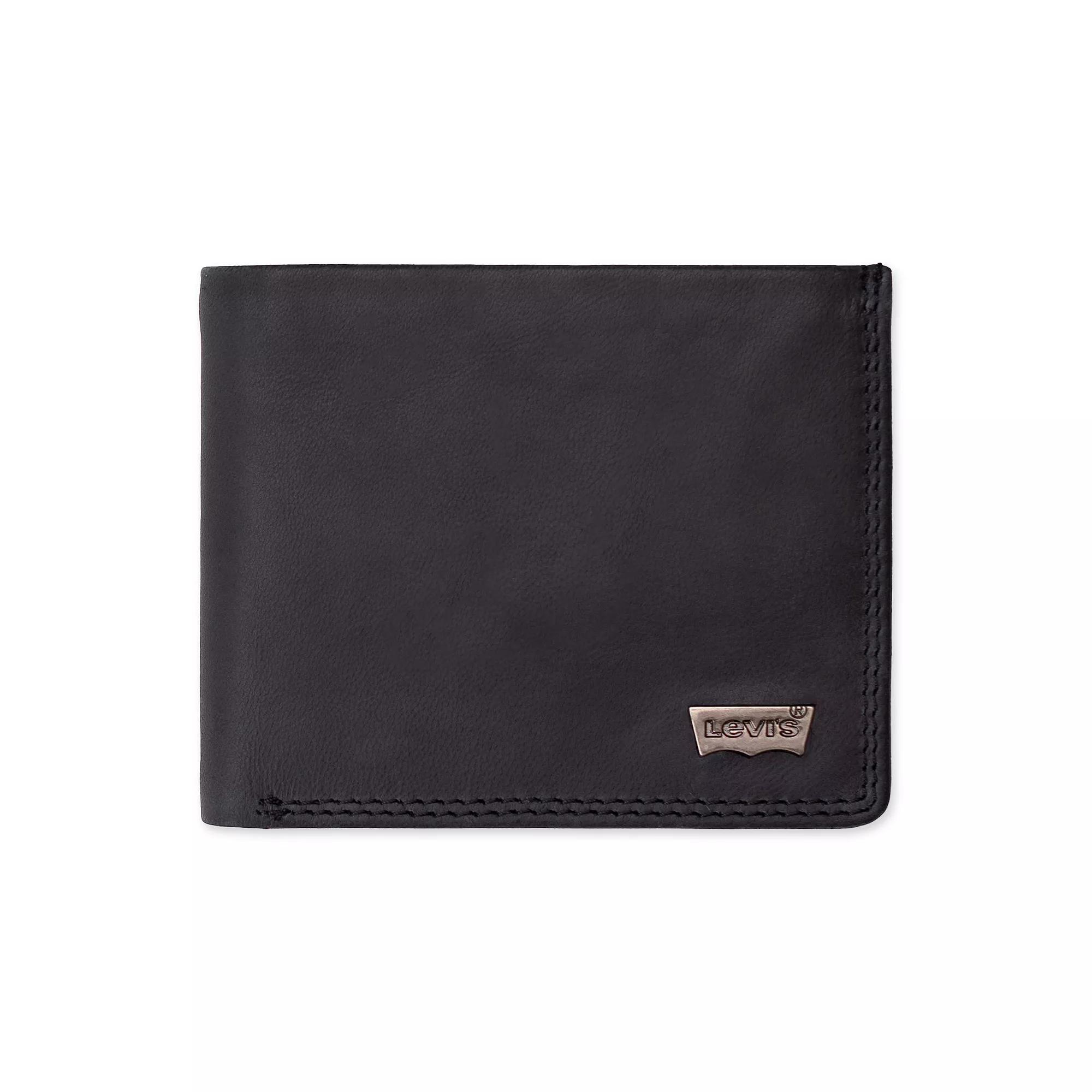 Mens Levis RFID-Blocking Genuine Leather Traveler Wallet Product Image