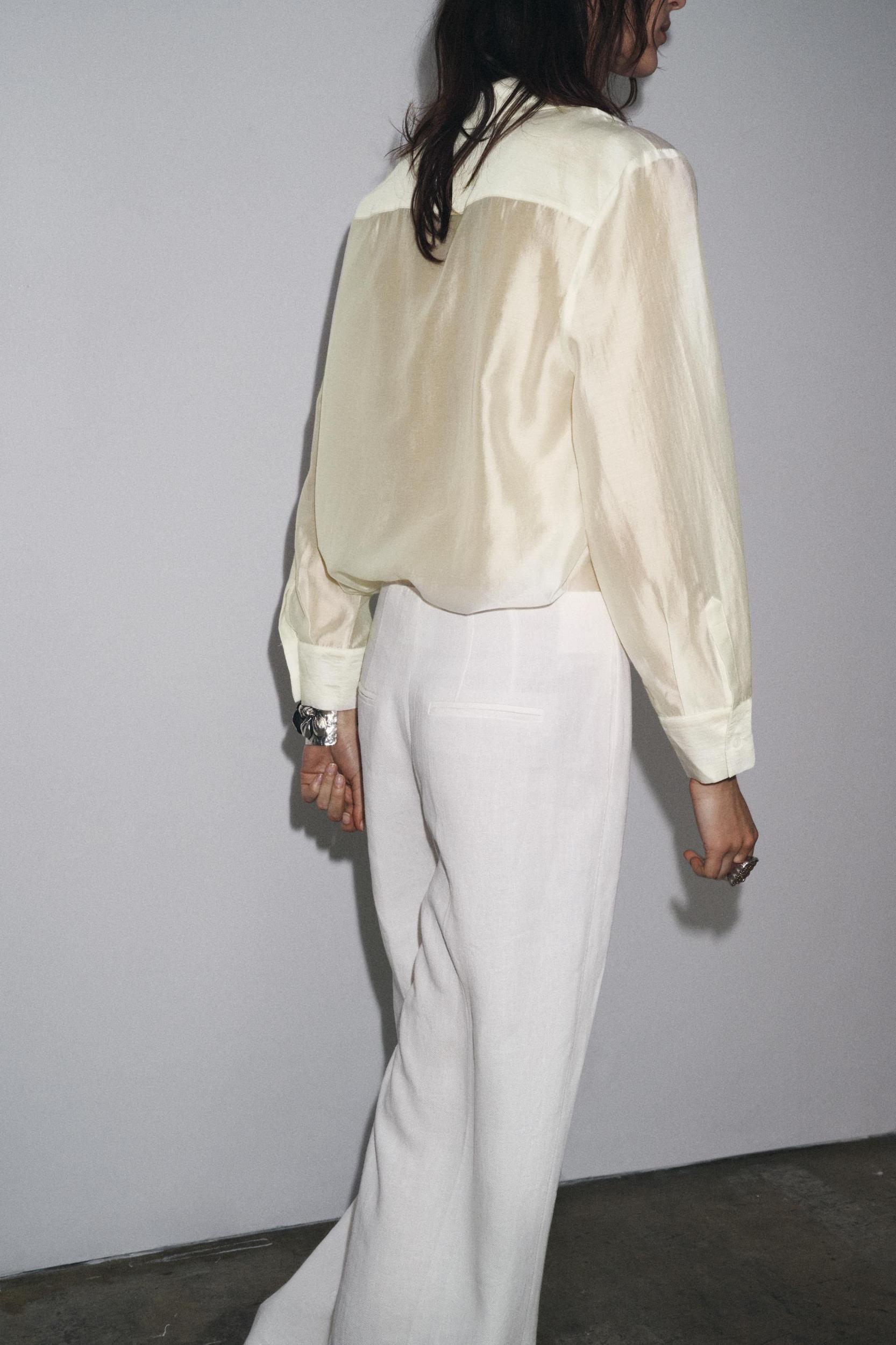 ZW COLLECTION EMBROIDERED POCKET SHIRT Product Image