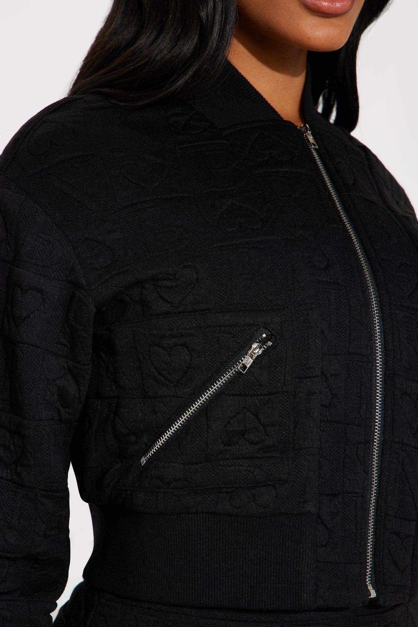 Brenna Sweater Mini Dress Set - Black Product Image