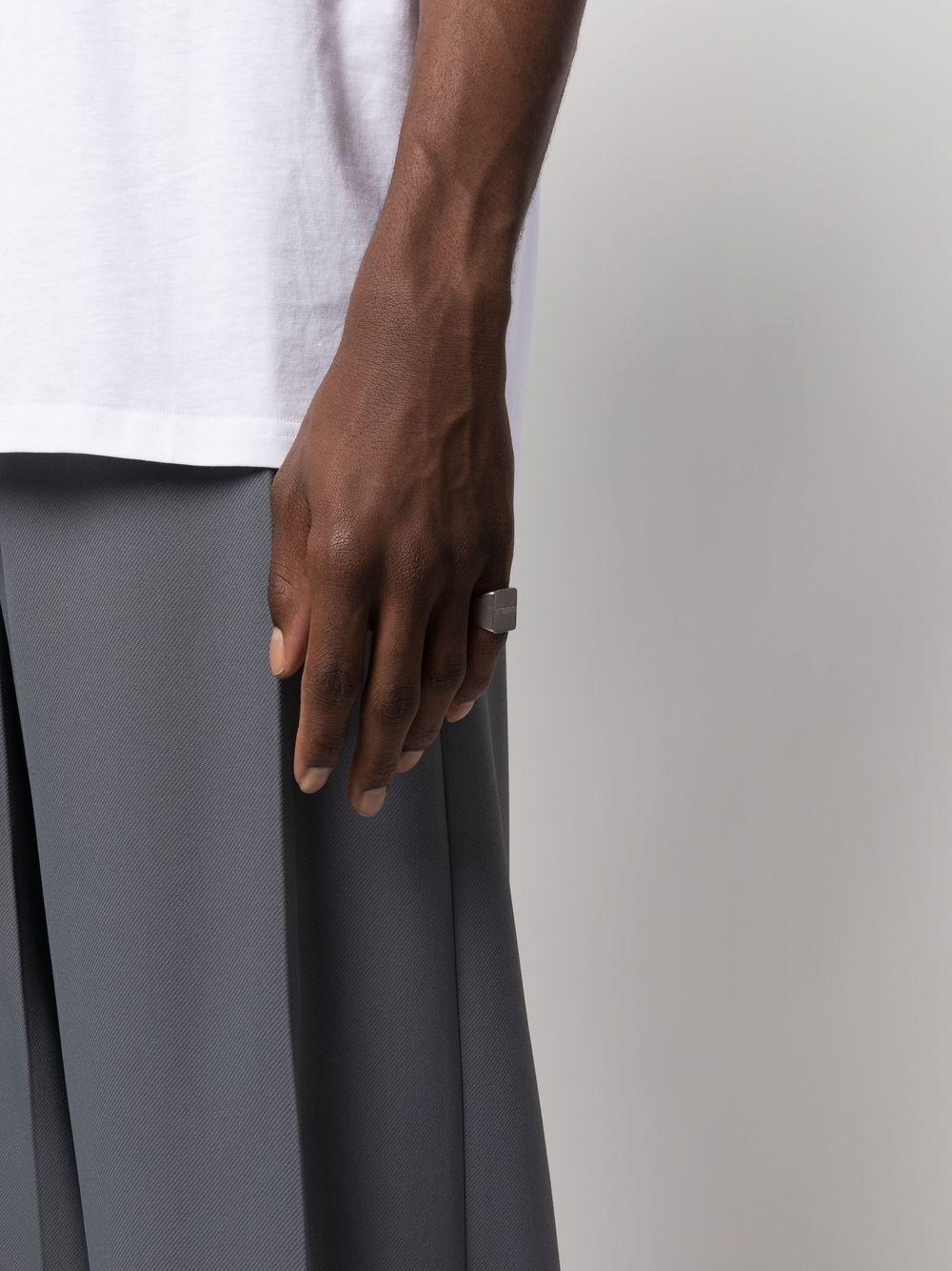 logo square signet ring Product Image