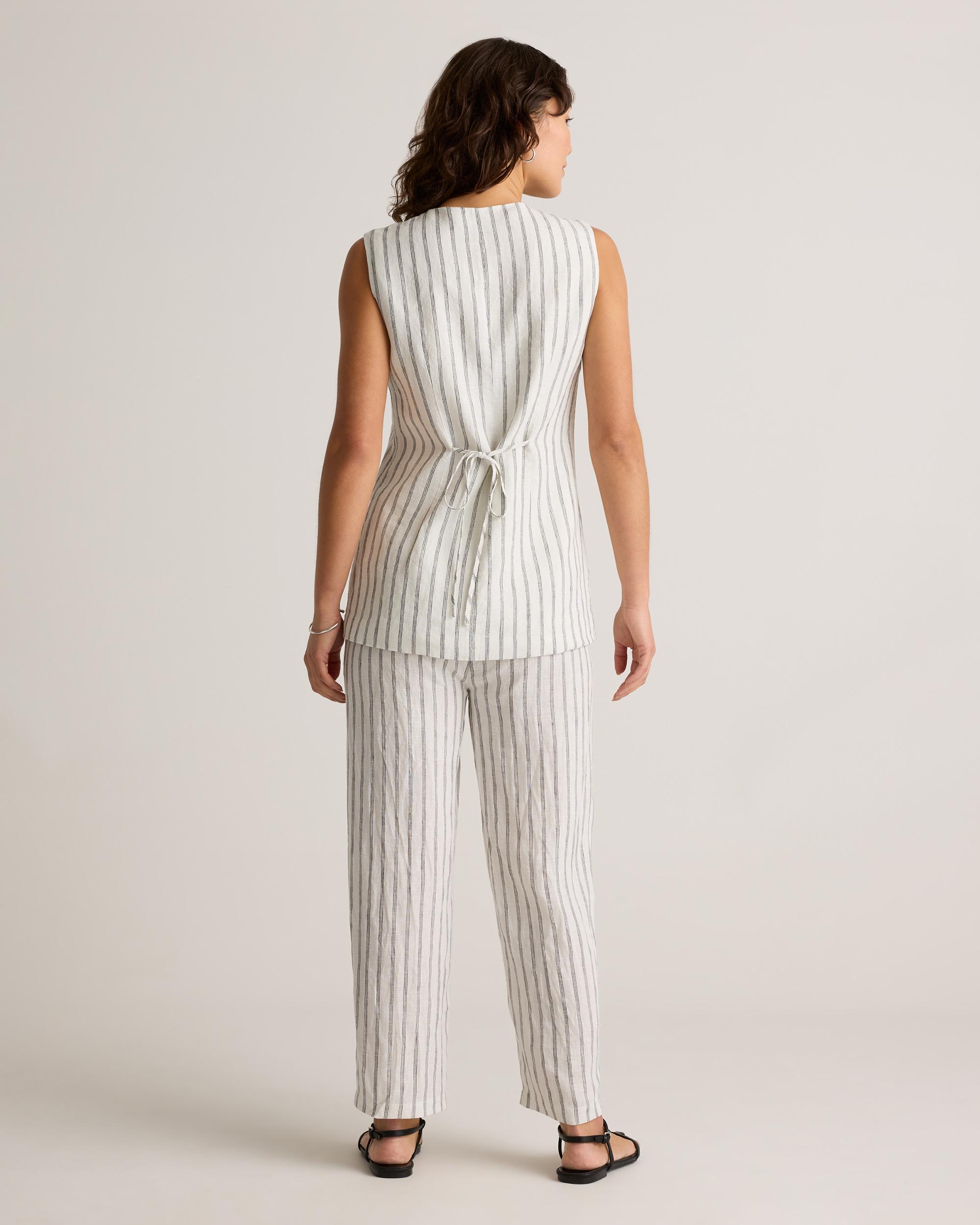 Quince | Women's 100% European Linen Longline Vest Product Image