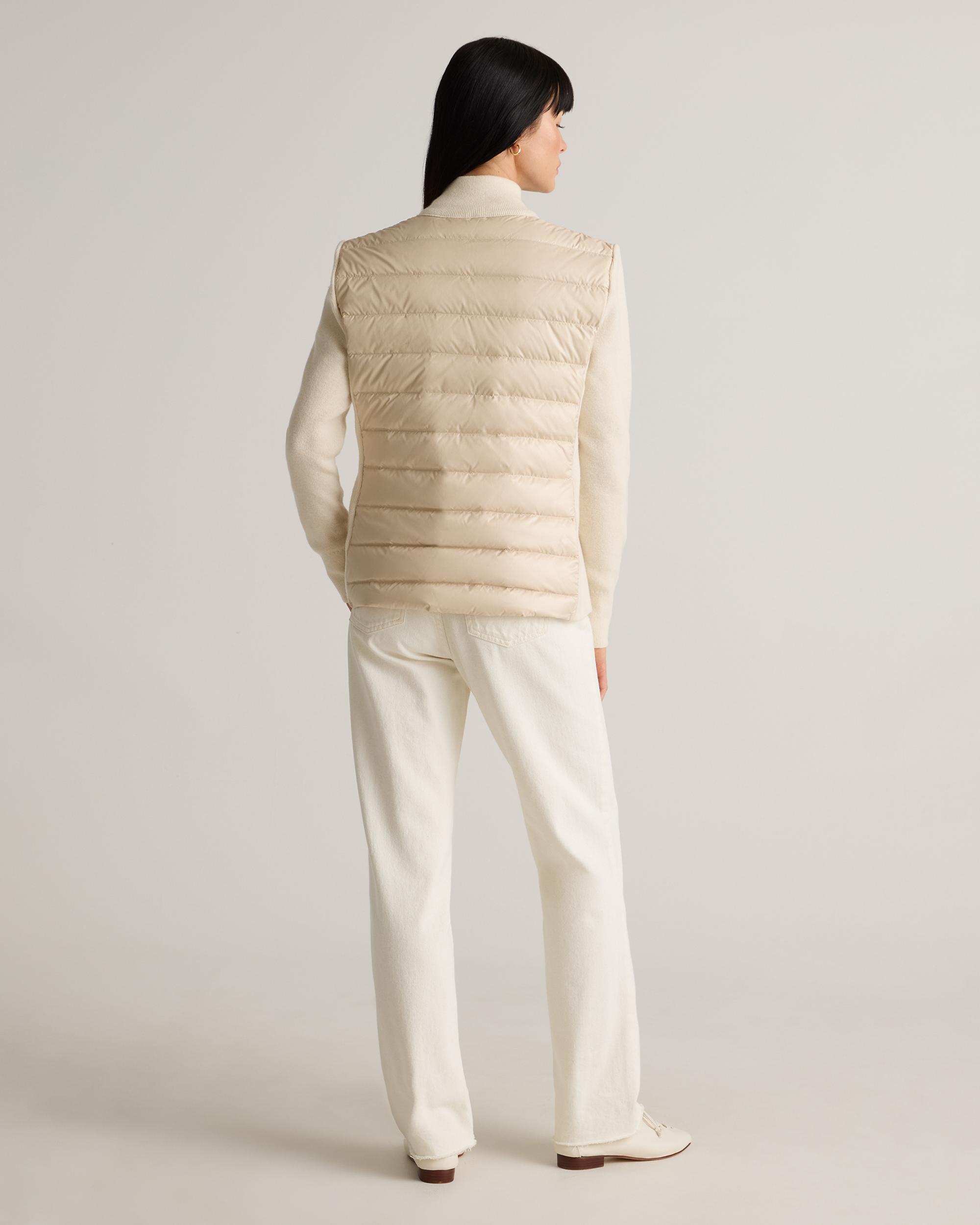 Quince | Women's Mixed Media Down and Cashmere Jacket Size XS Product Image