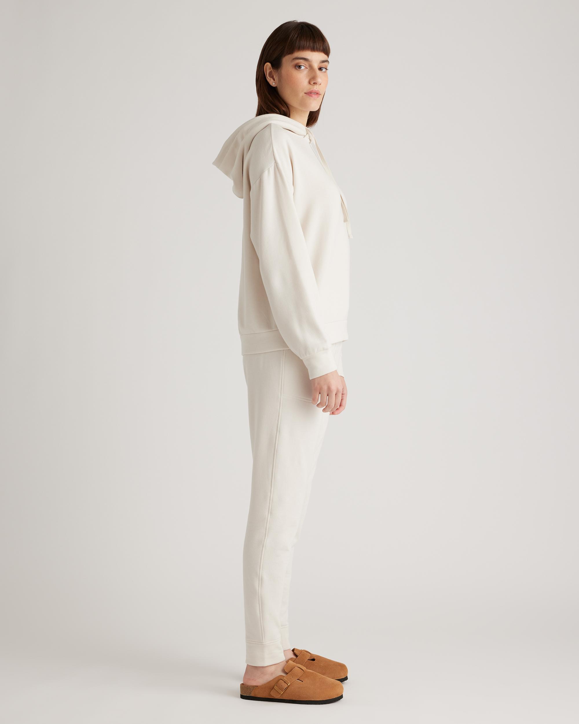 Quince | Women's SuperSoft Fleece Pullover Hoodie Lenzing Modal Product Image