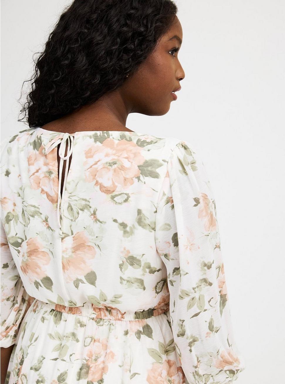 Mini Chiffon Tiered Babydoll Dress Product Image