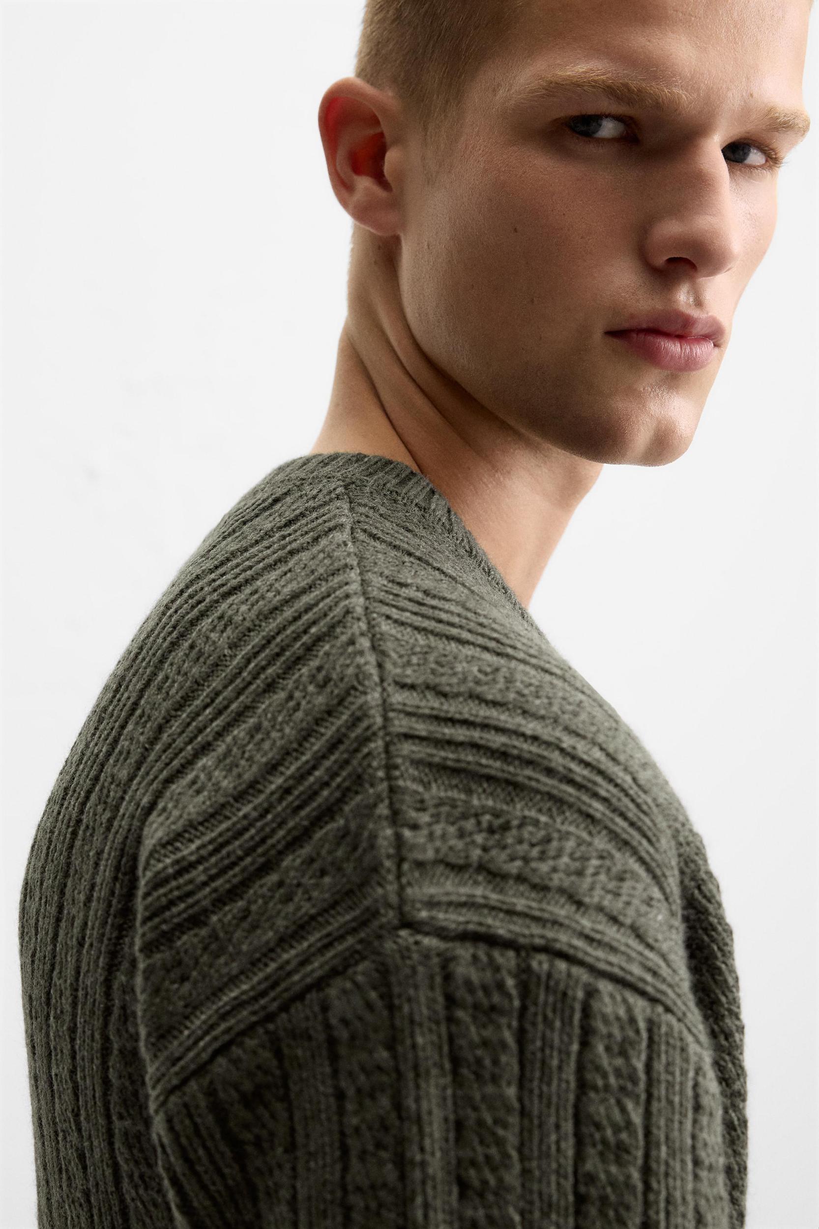 TEXTURED WEAVE WOVEN CARDIGAN Product Image