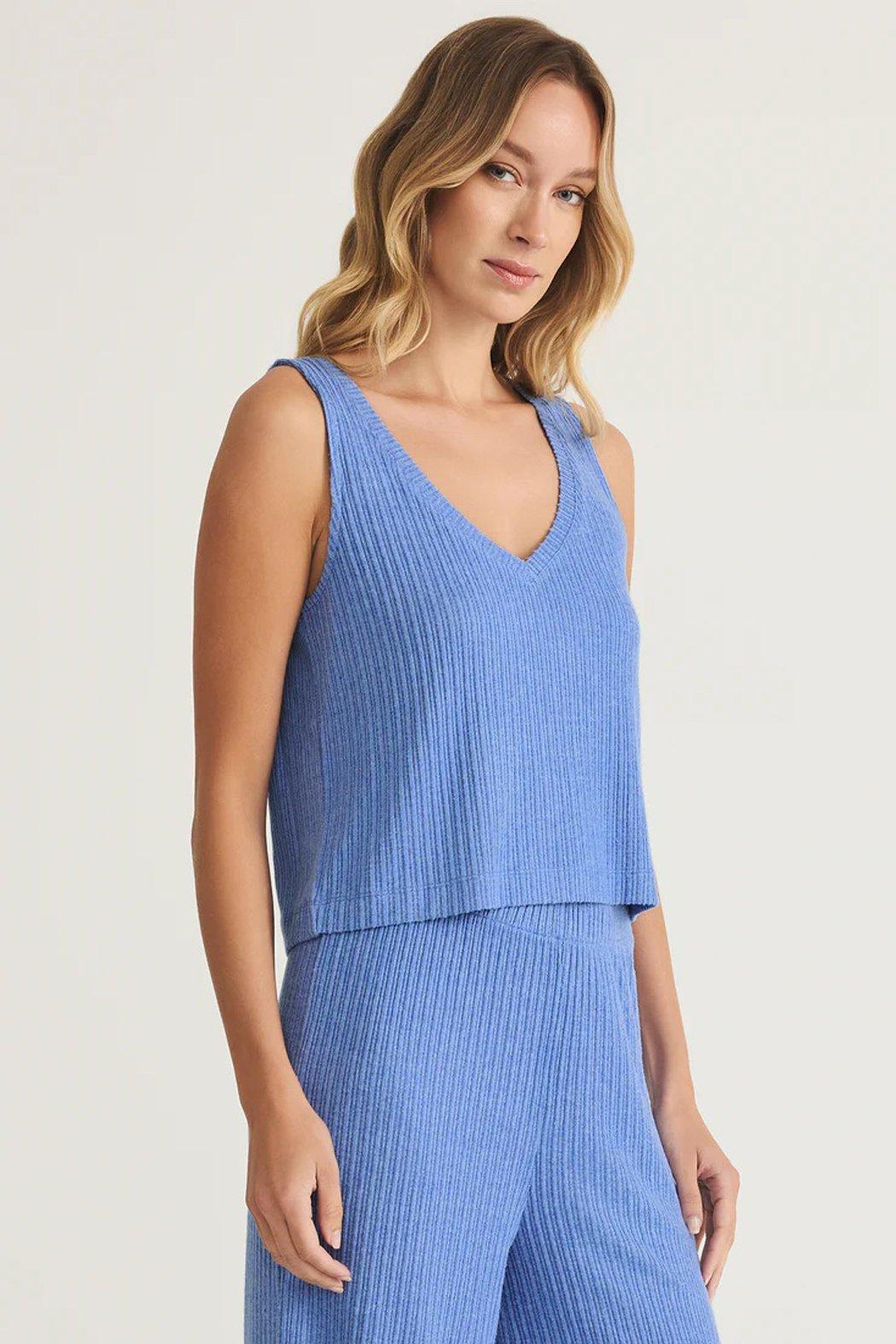 Sloane Rib V-Neck Tank Product Image