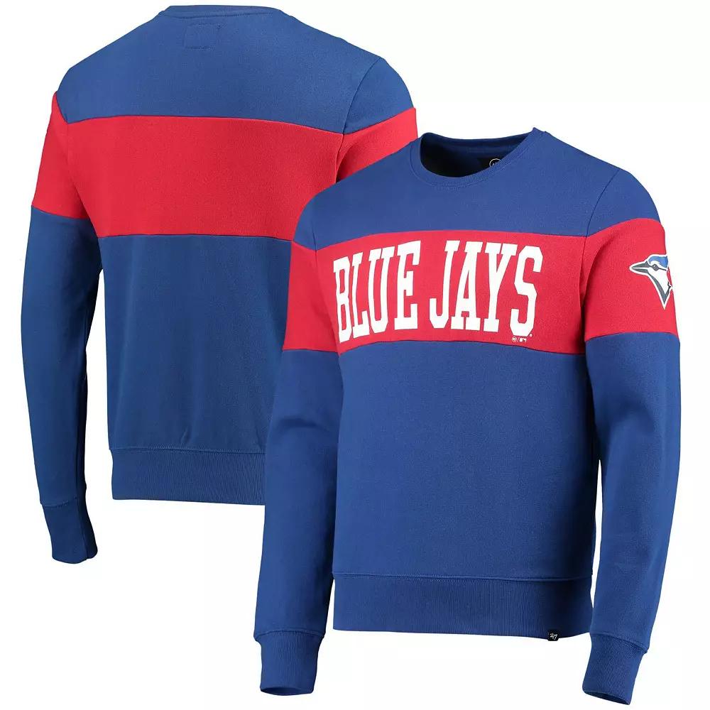 Men's '47 Royal Toronto Blue Jays Interstate Pullover Sweatshirt,  Product Image