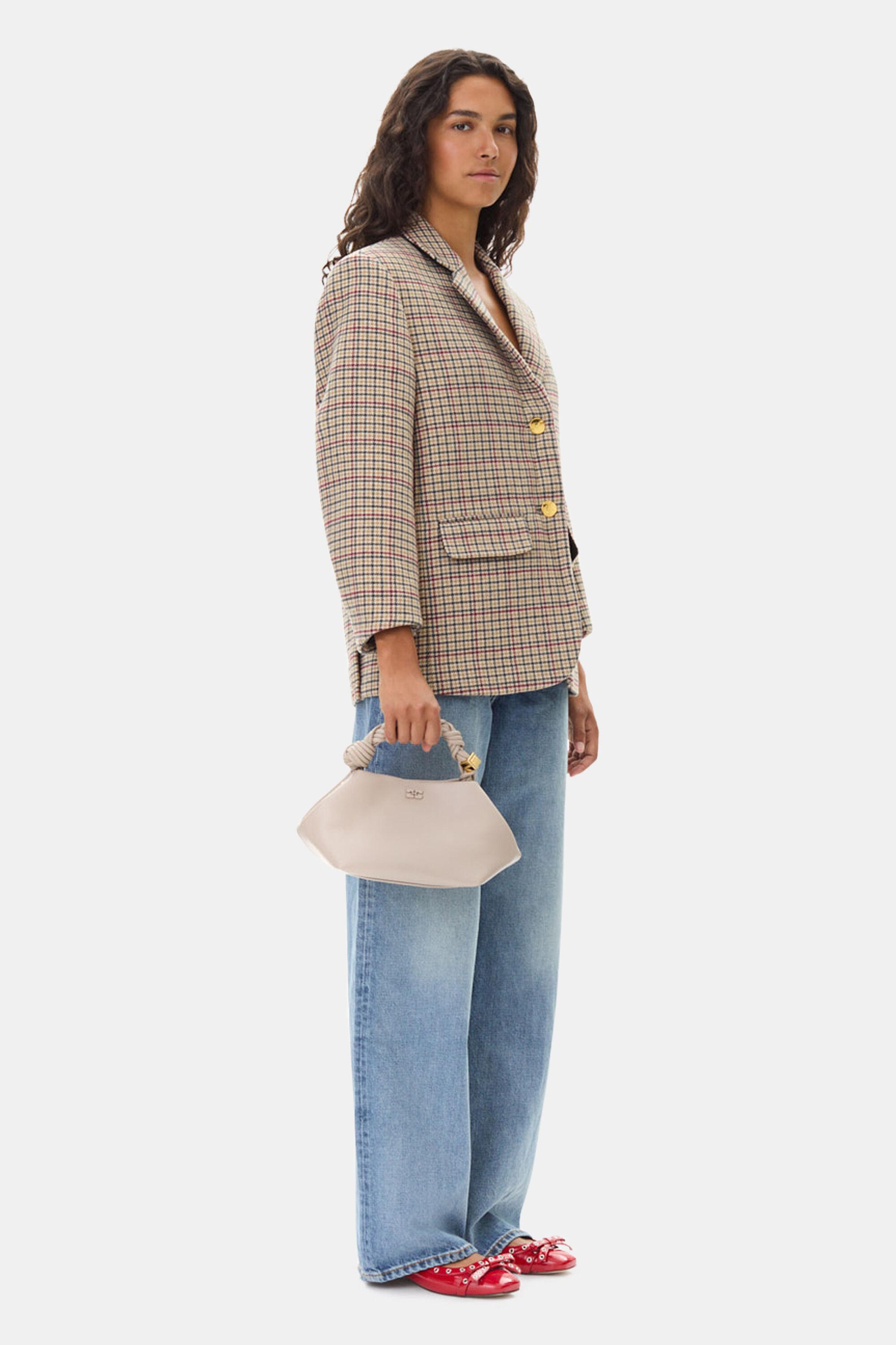 Light Grey Small GANNI Bou Bag Product Image