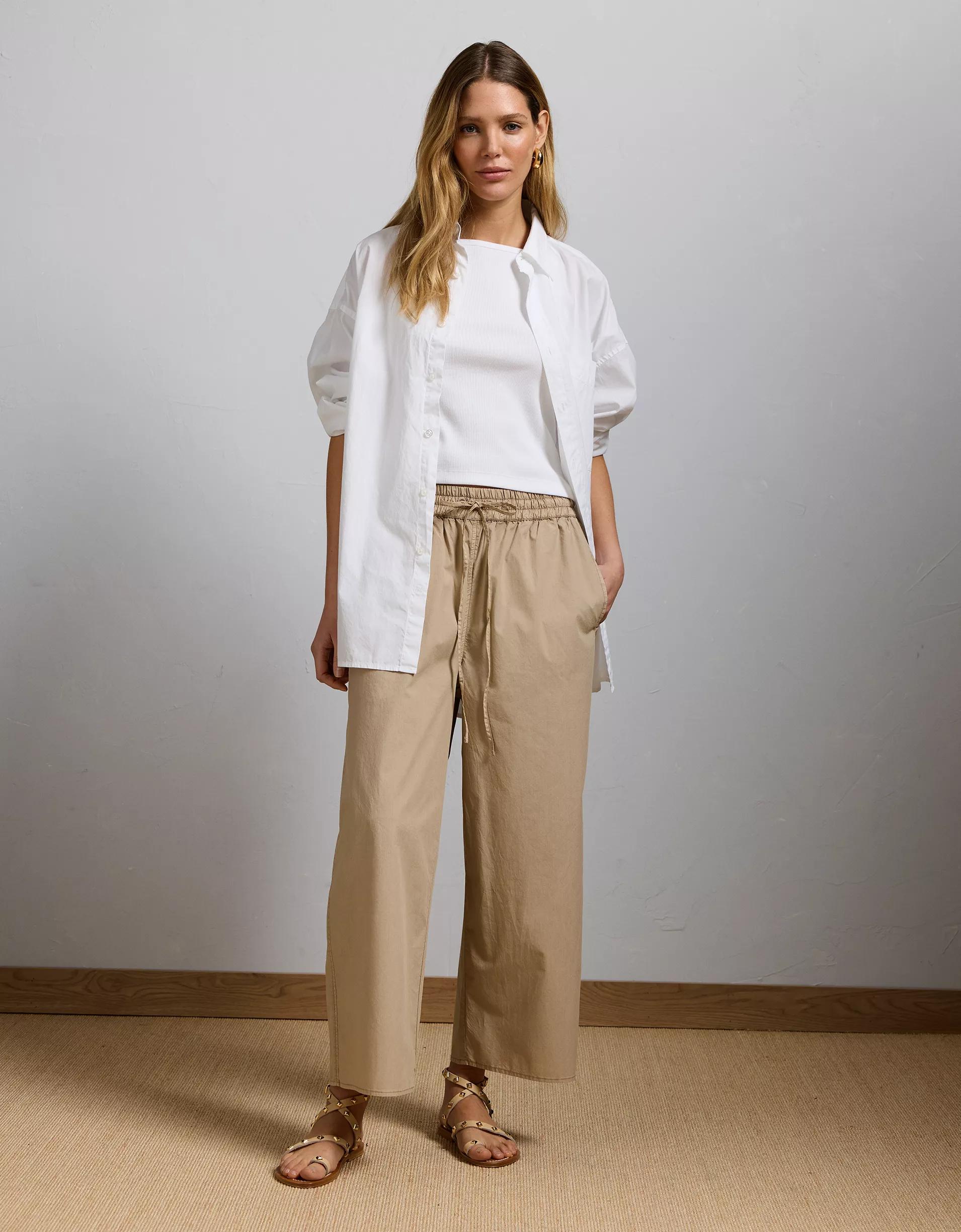 AE77 Premium Pull-On Poplin Pant Product Image