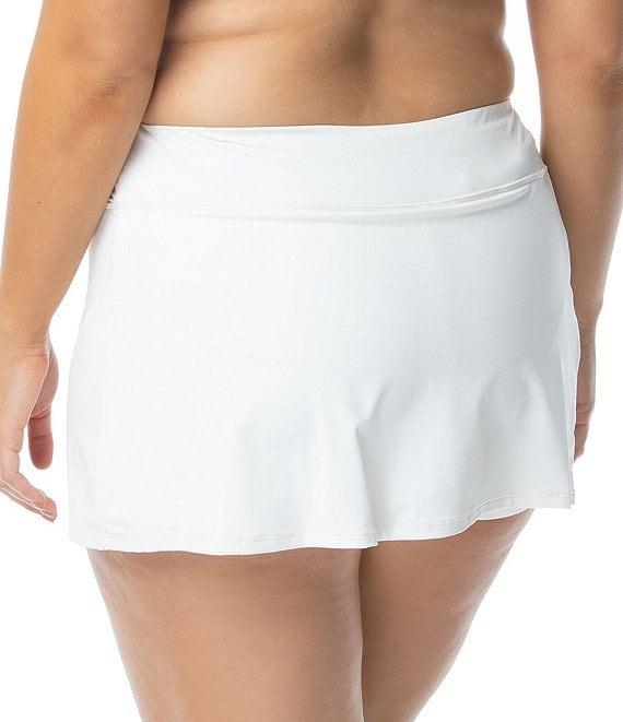 Beach House Plus Size Paloma Beach Solids Emma Swim Skort Product Image