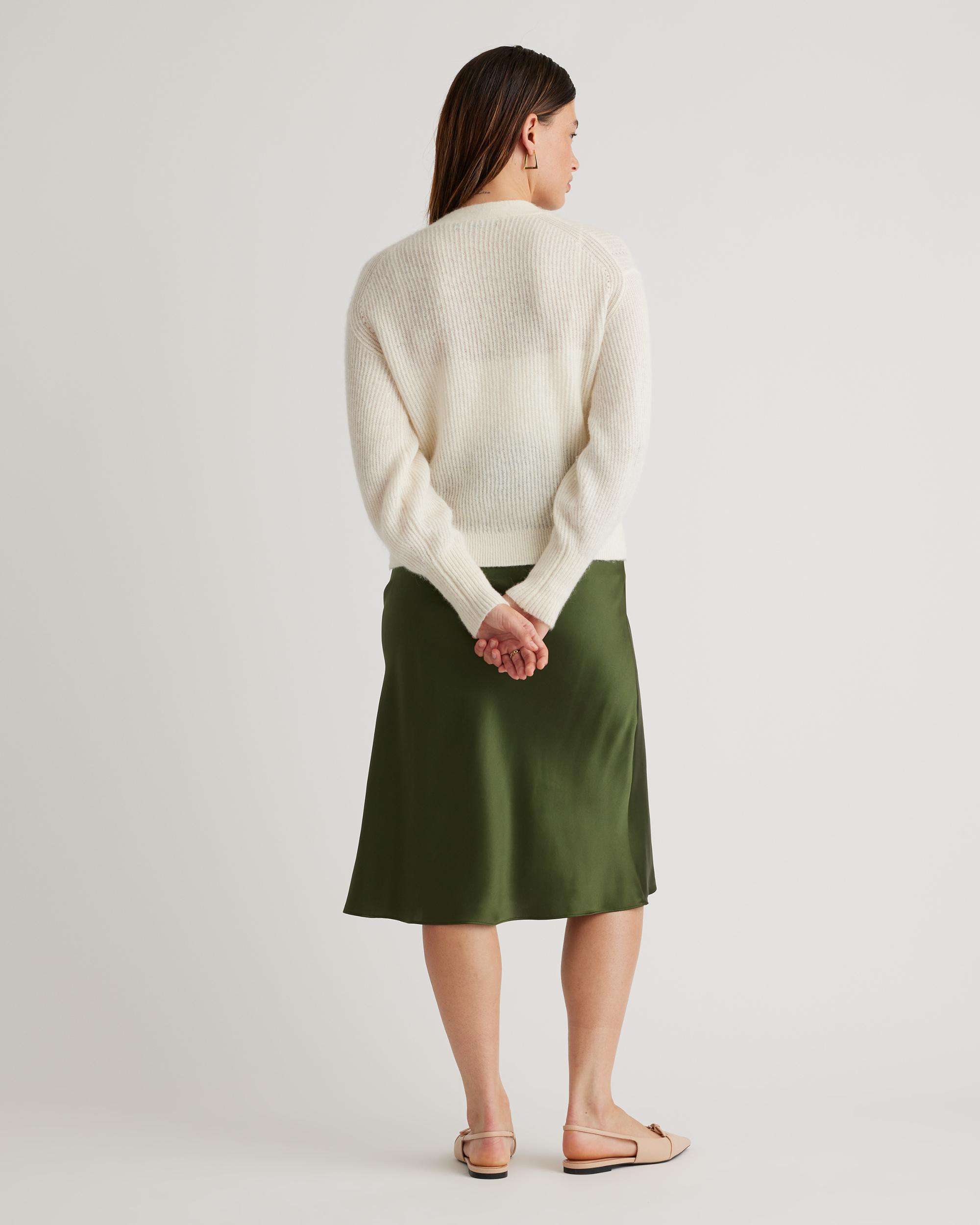 Quince | Women's Alpaca Cropped Cardigan Sweater Size XL Product Image