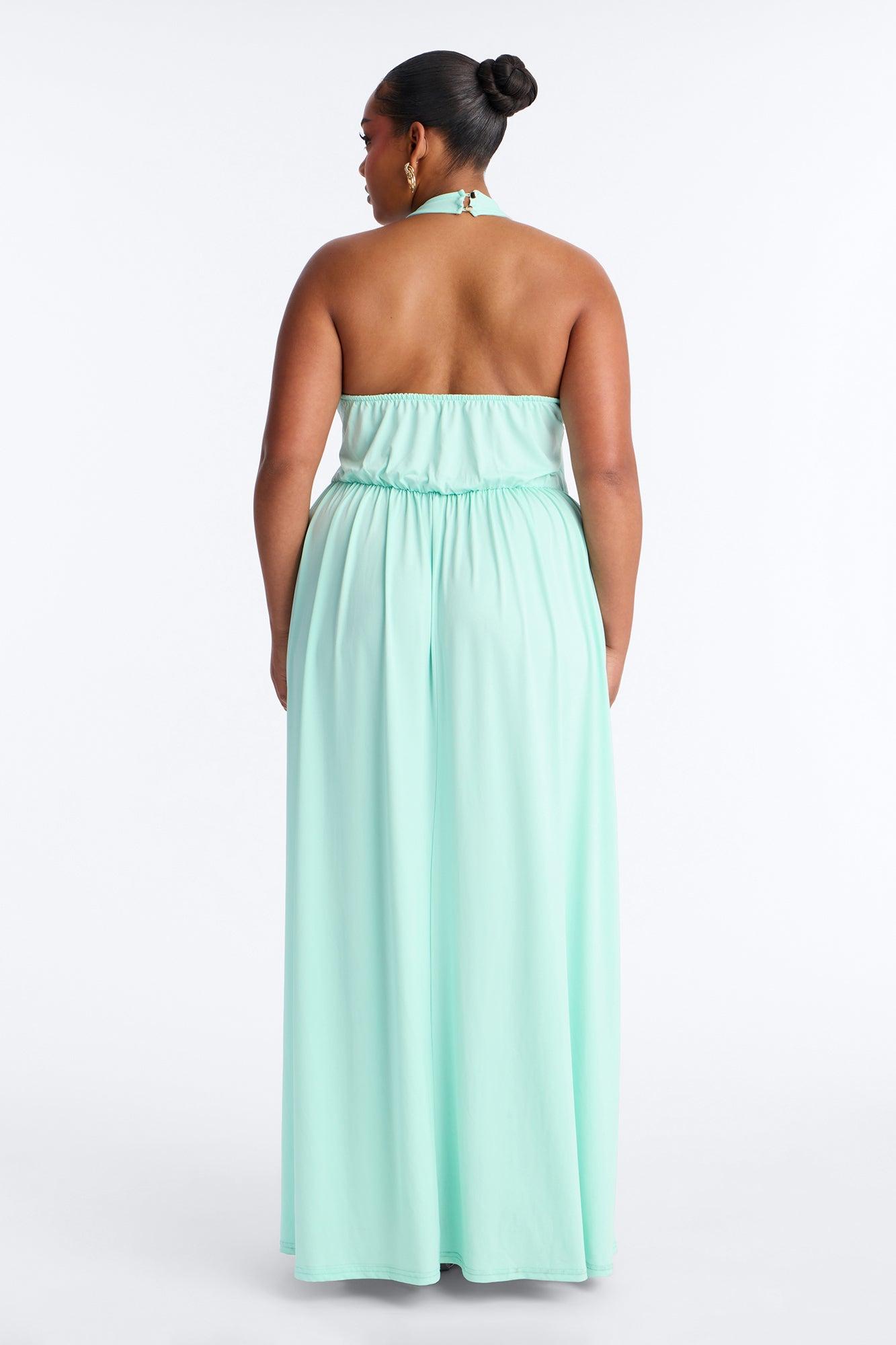 Jayden Halter Hardware Maxi Dress - Aqua Female Product Image
