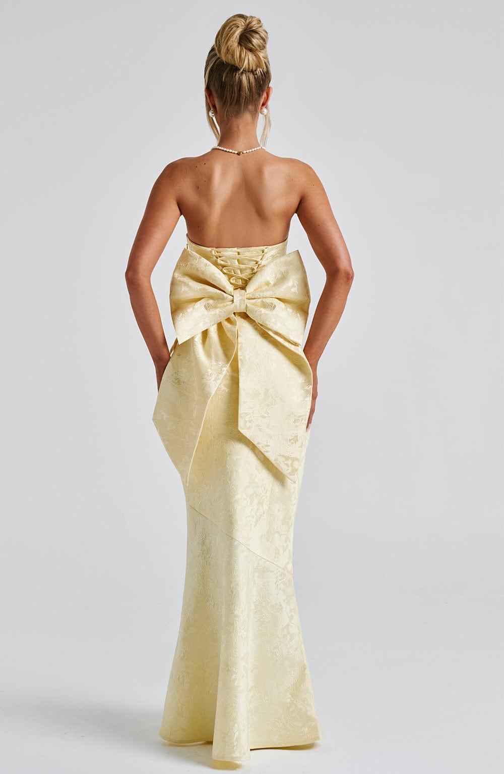 Felicity Maxi Dress - Lemon Product Image