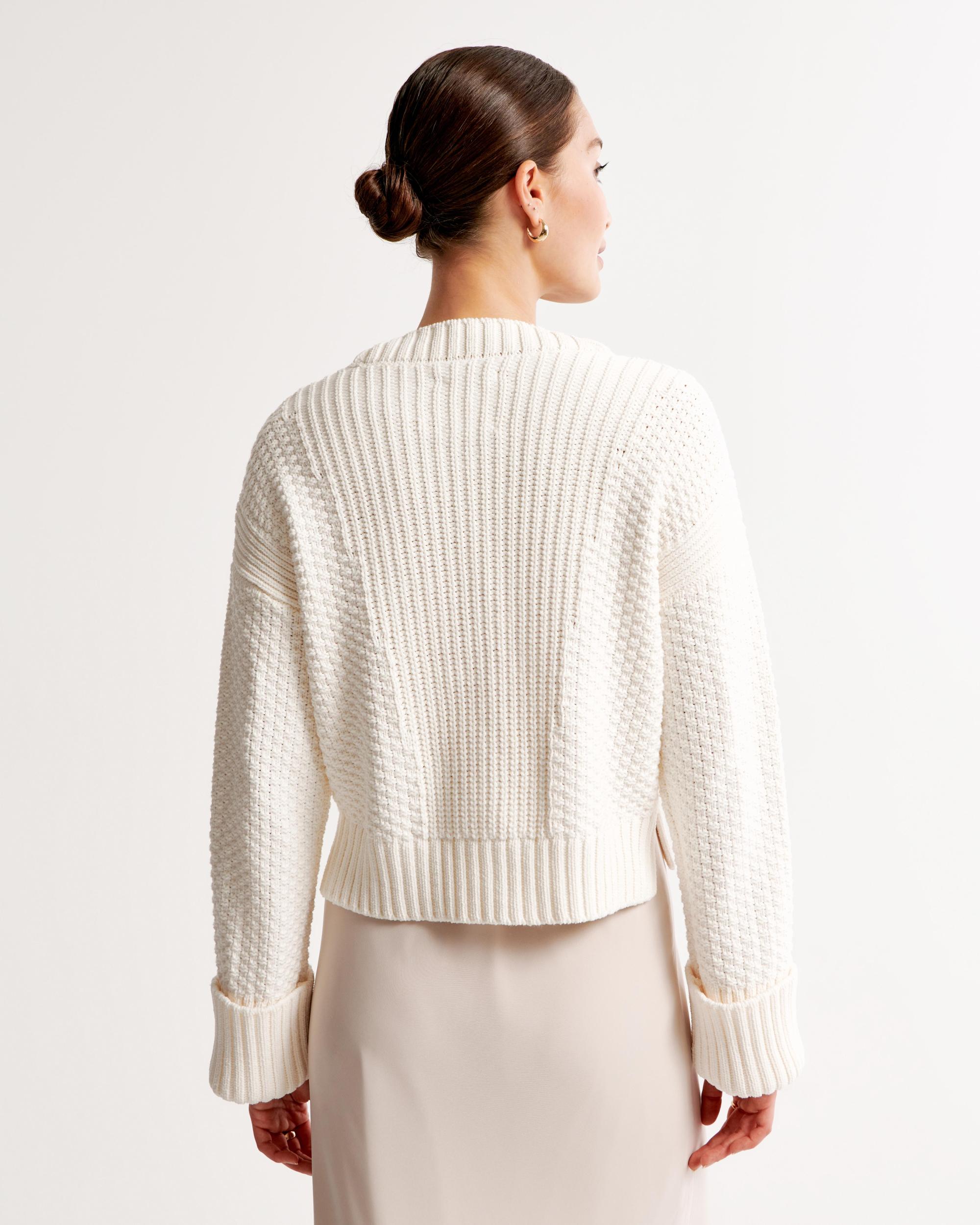 The A&F Cameron Seed Stitch Cardigan Product Image