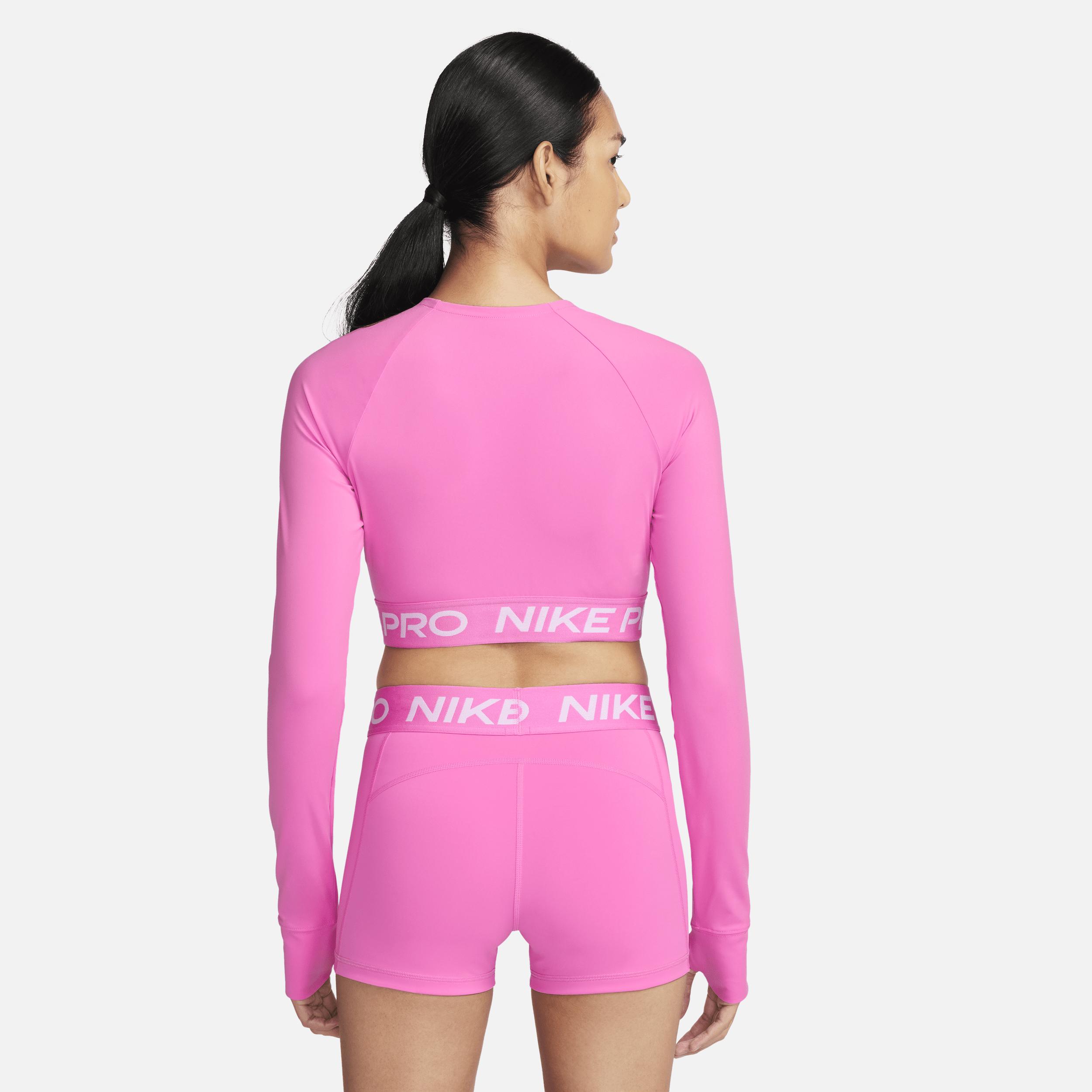Women's Nike Pro Dri-FIT Cropped Long-Sleeve Top Product Image