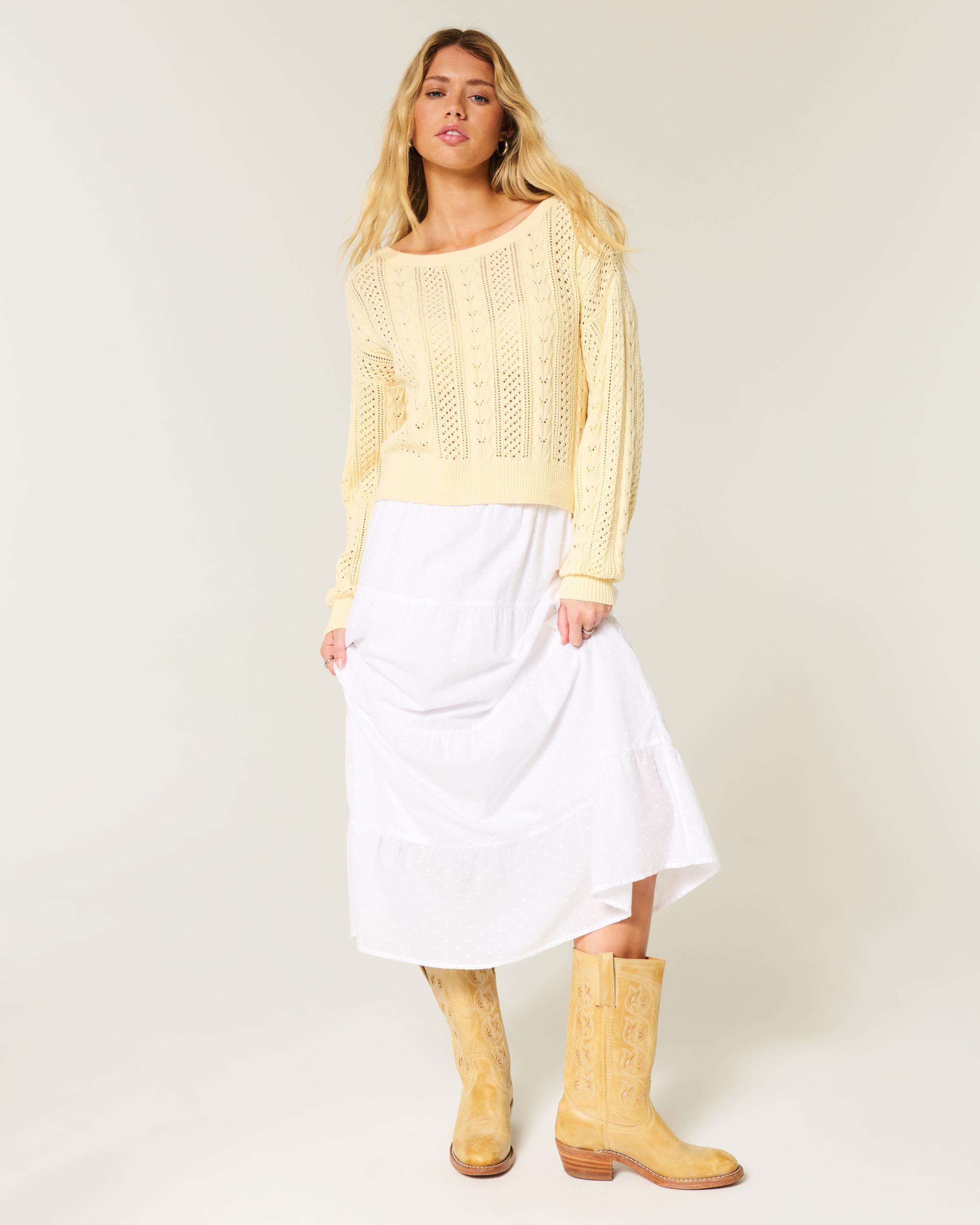 Cable-Knit Sweater Product Image