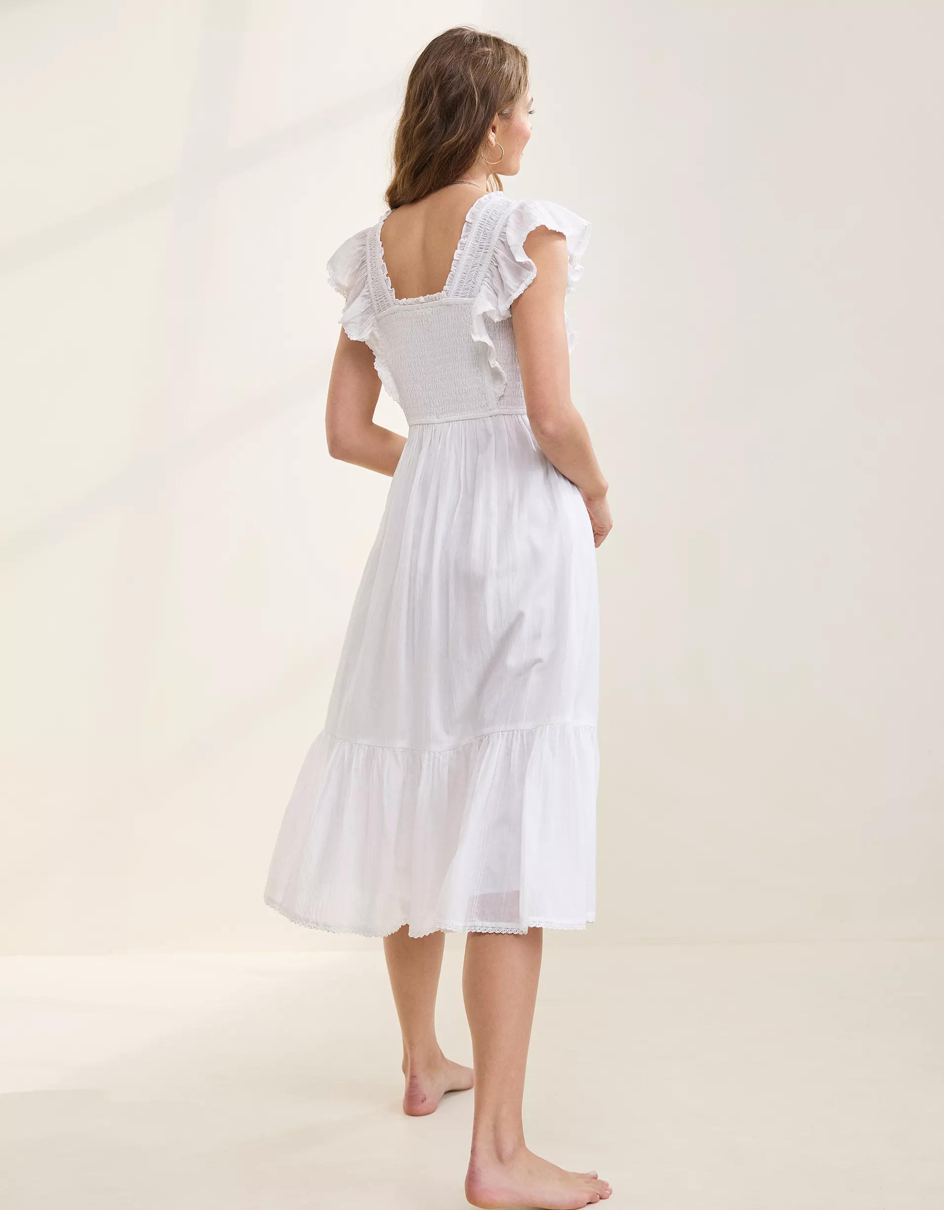 Aerie Ruffle Maxi Dress Product Image