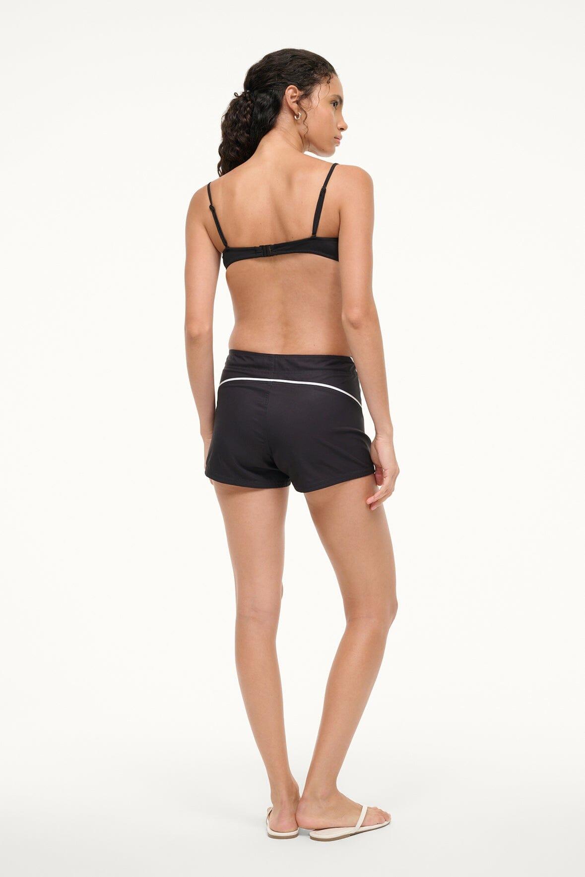 PIER BOARD SHORT | BLACK WHITE Product Image