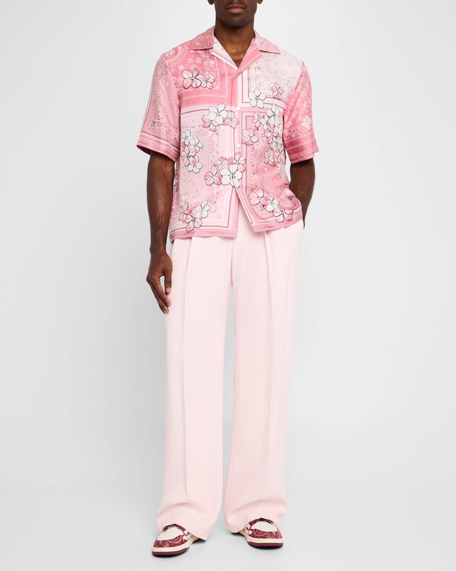 Men's Bandana Jacquard Skel Low-Top Sneakers Product Image