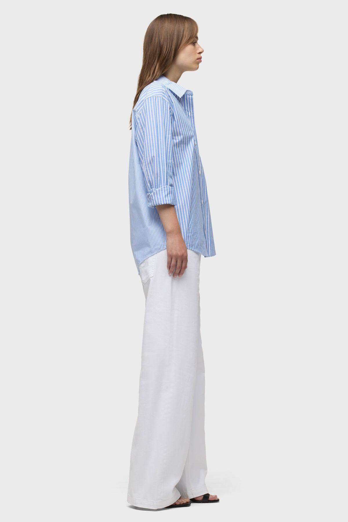 Oversized Button Down Shirt Female Product Image