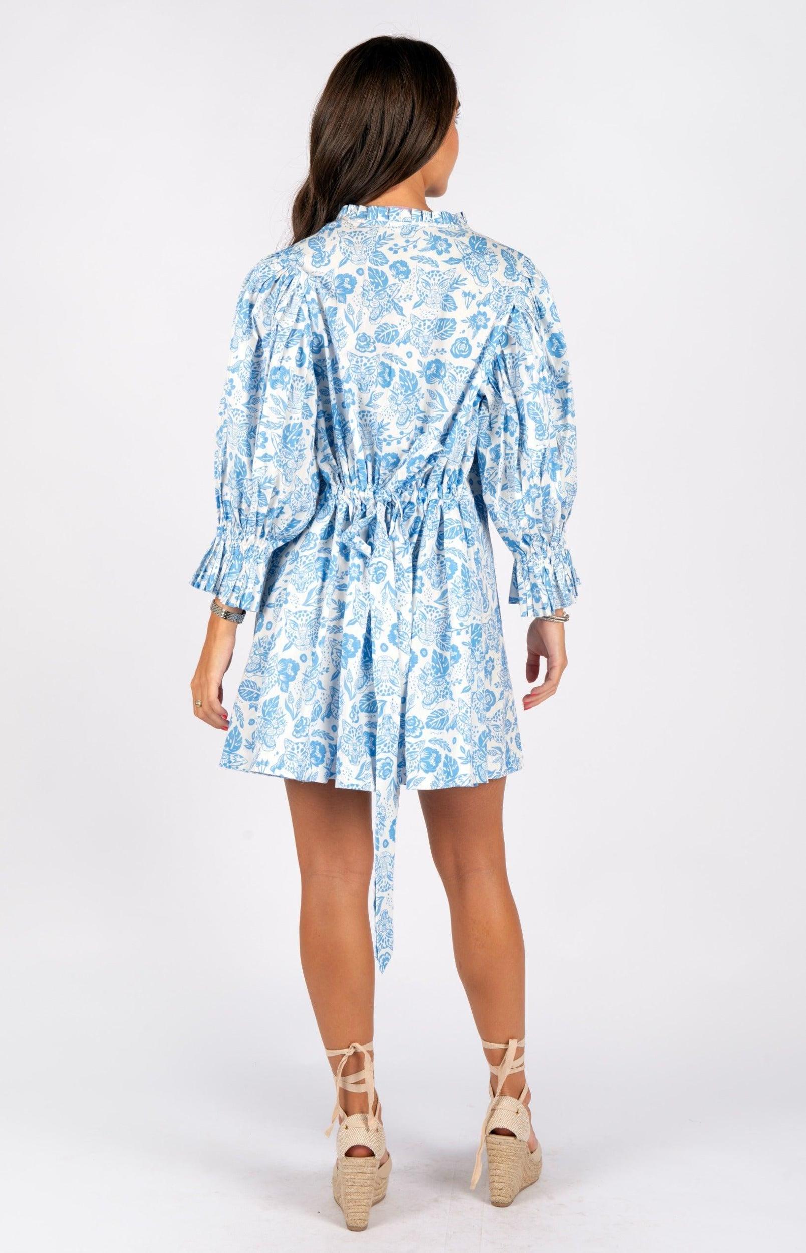 Leopard Poplin Park Dress Product Image