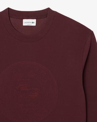 Men's Embossed Logo Piqué Sweatshirt Product Image