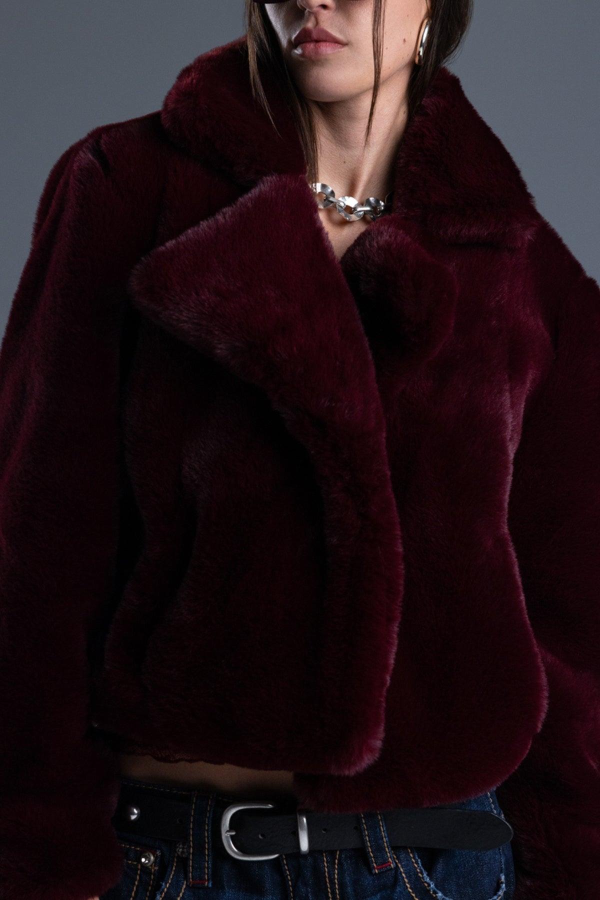 Amari Faux Fur Jacket Product Image
