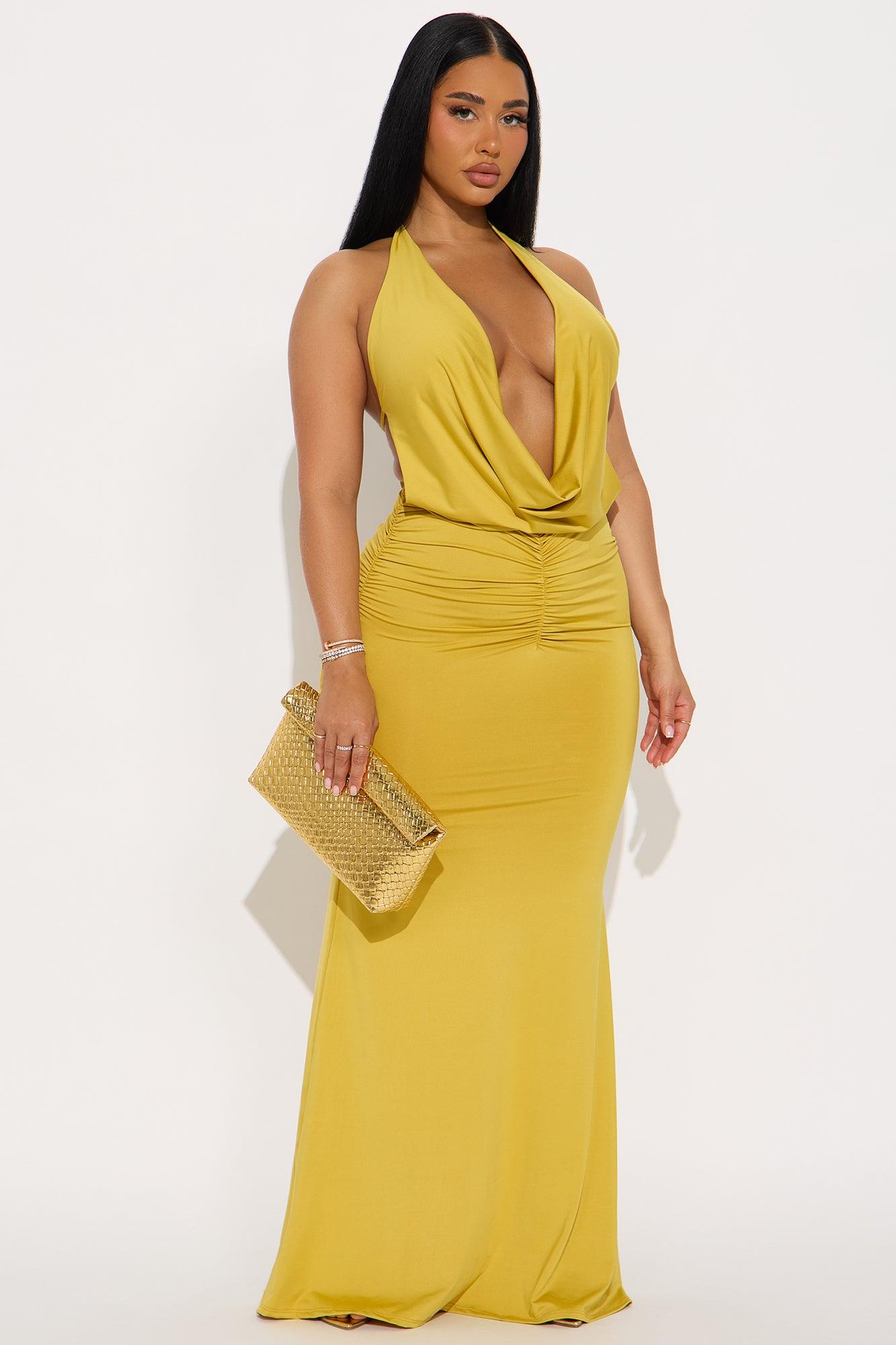 Sunkissed Summer Maxi Dress - Chartreuse Product Image