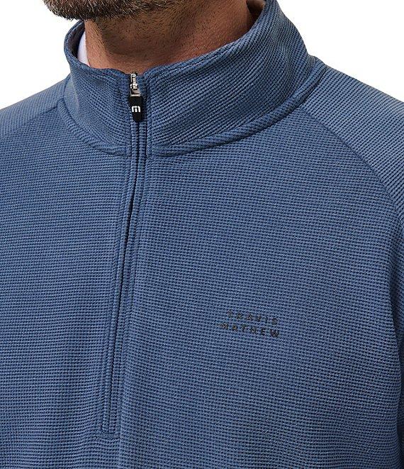 TravisMathew Performance Waffle Quarter-Zip Pullover Product Image