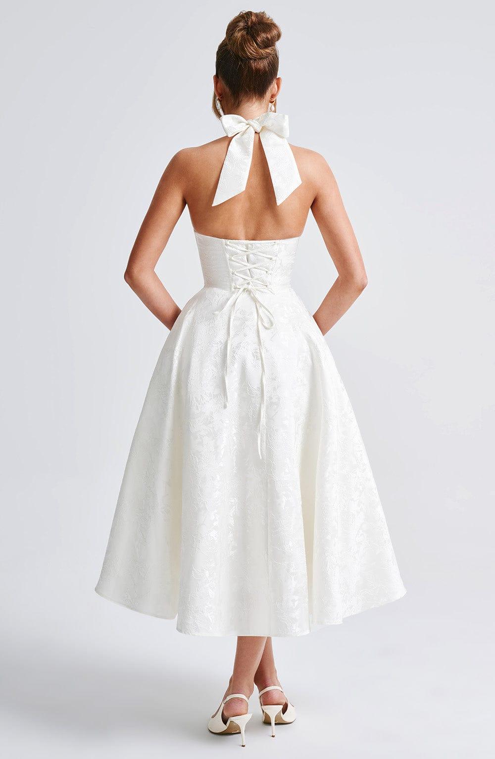 Effie Midi Dress - Ivory Product Image