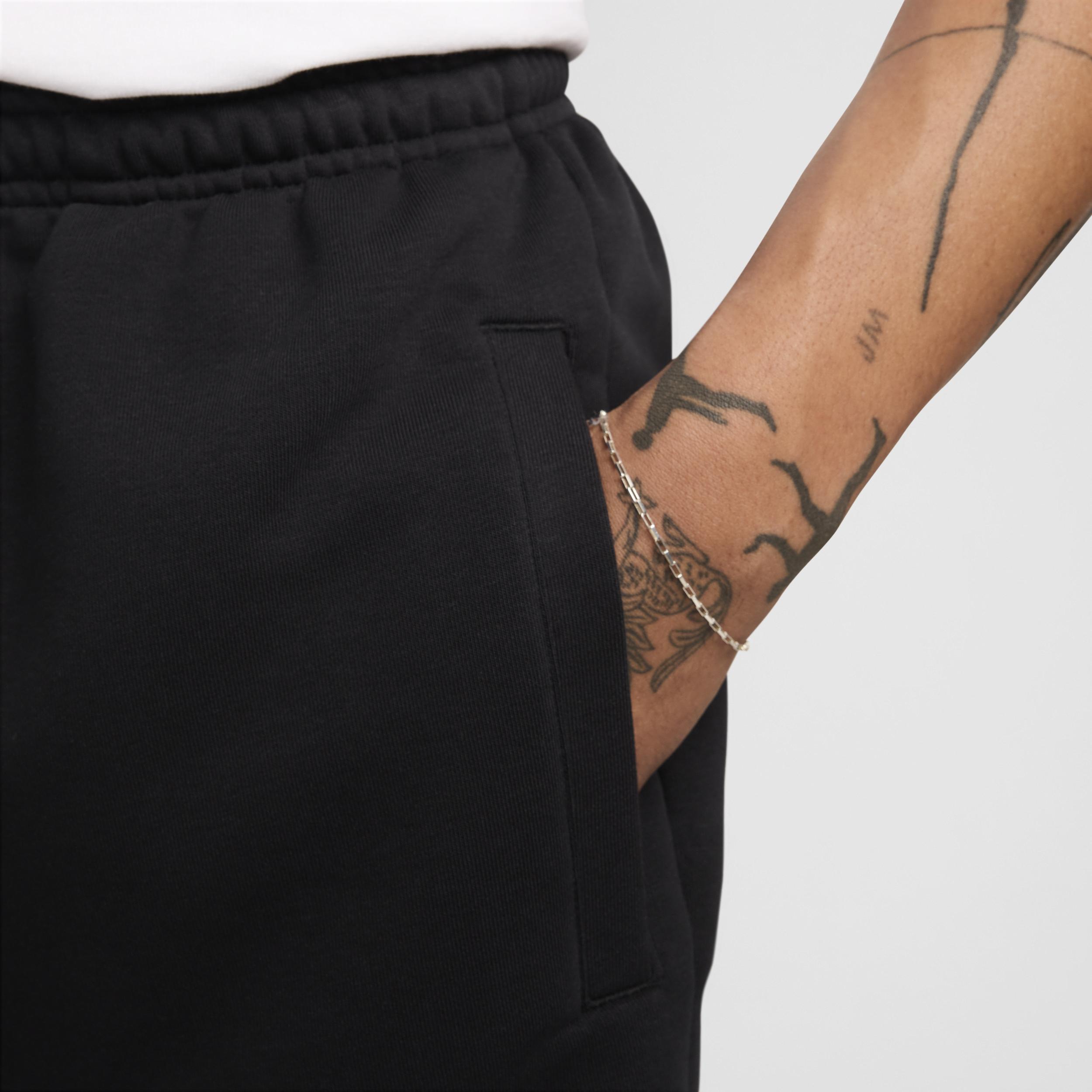 Nike Mens Standard Issue 8 Dri-FIT Fleece Basketball Shorts | FZ0216-010 Product Image