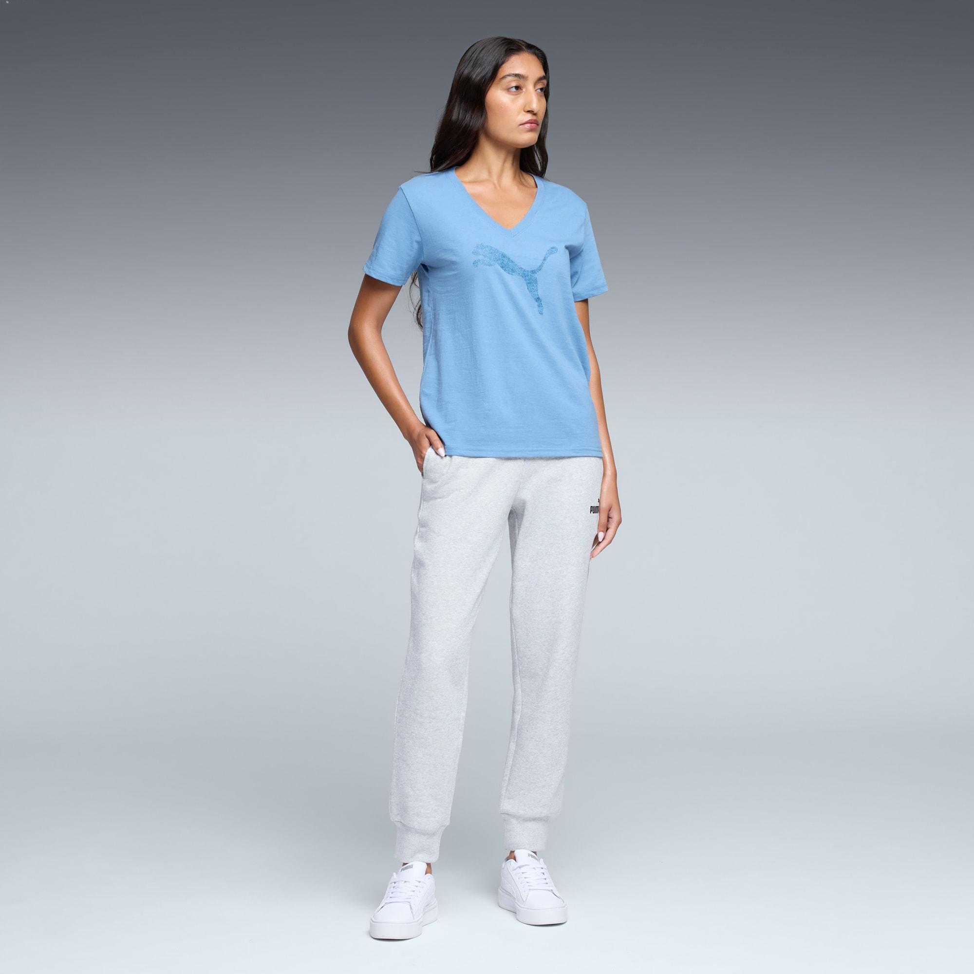 Graphic Pebble V-Neck Tee Women Product Image