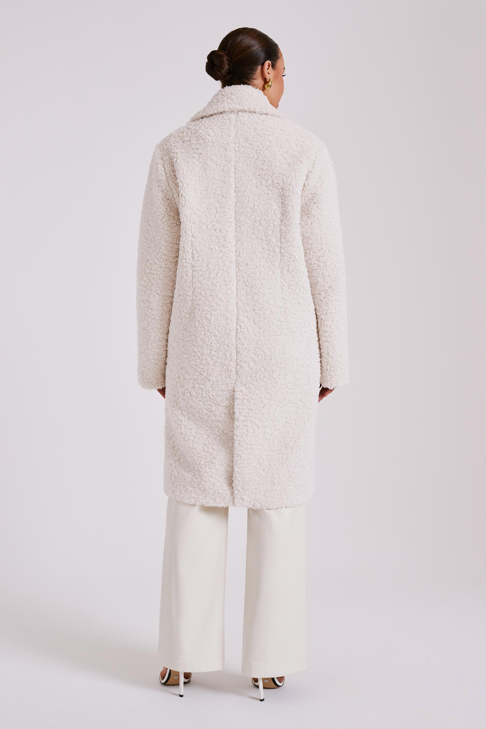 Izzy Boucle Coat - Cream Product Image