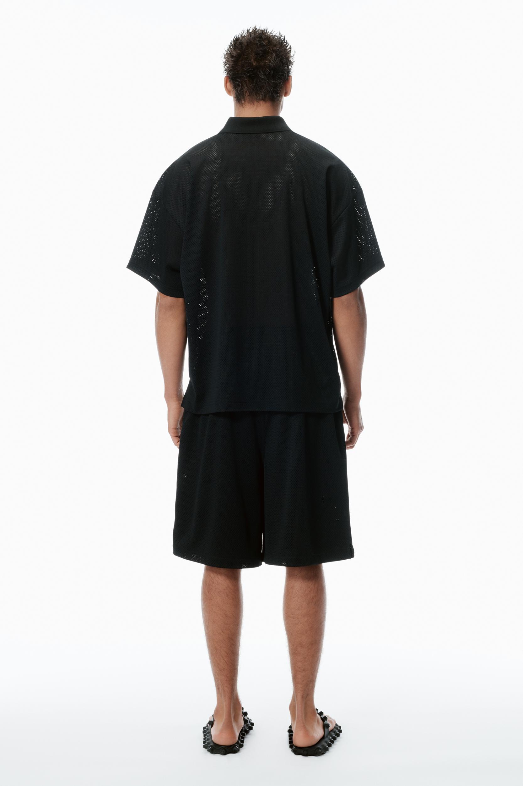 Unisex Athletic Mesh Logo Polo Product Image