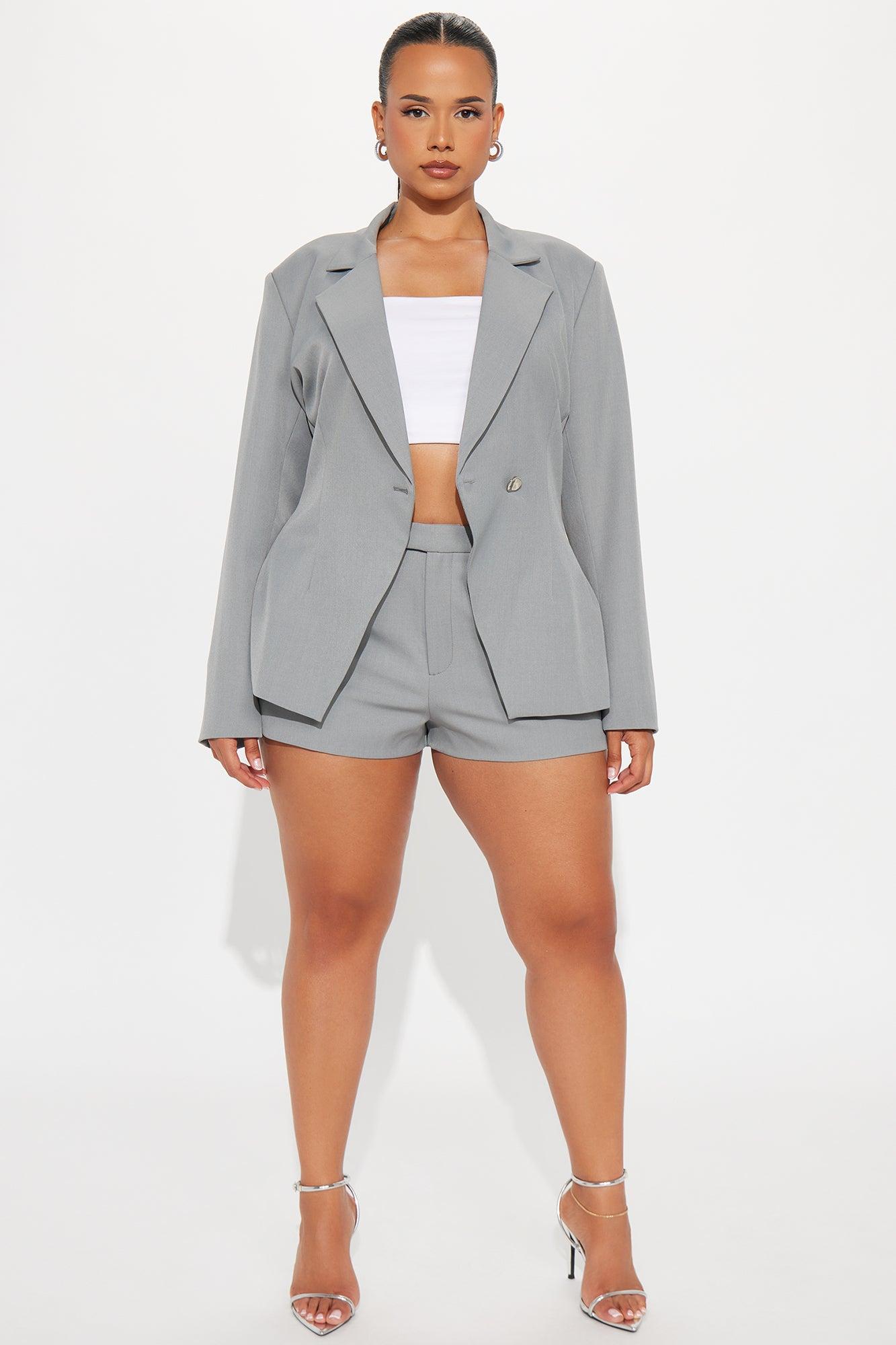 Yasmin Trouser Short - Grey Female Product Image
