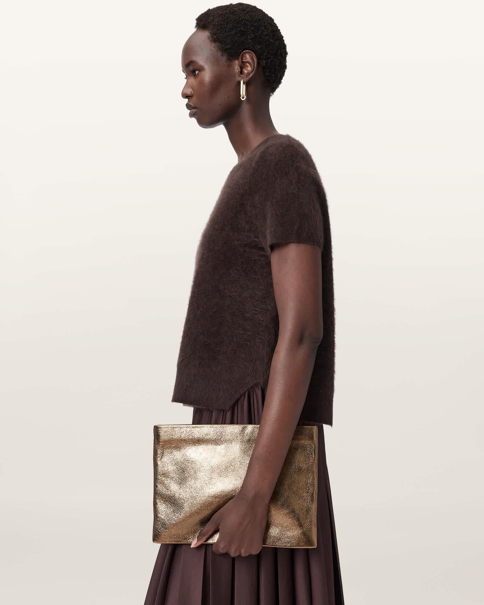 Bettina Leather Clutch Bag Product Image