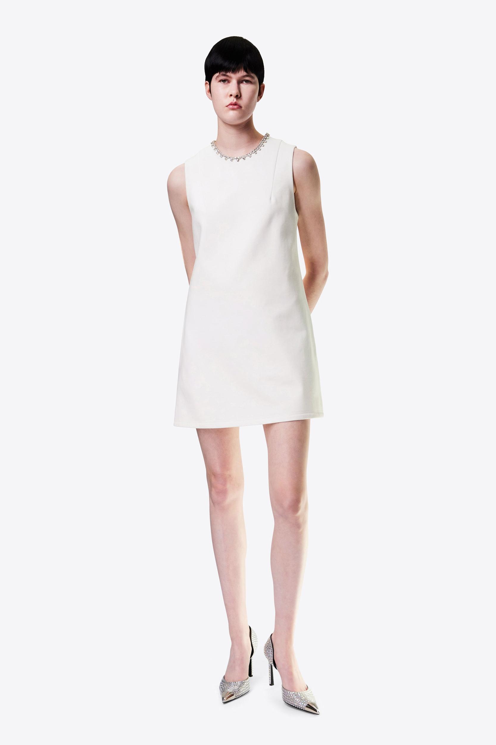 Crystal Heart Back Dress Product Image