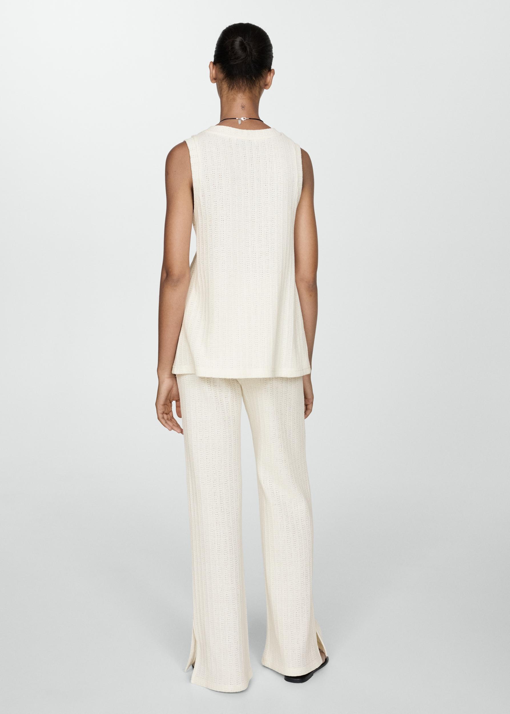 Straight crochet pants - Women | MANGO USA Product Image