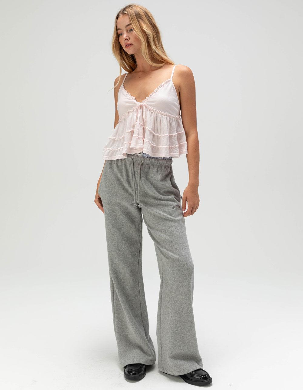 BDG Urban Outfitters Nia Womens Babydoll Cami - LIGHT PINK Product Image