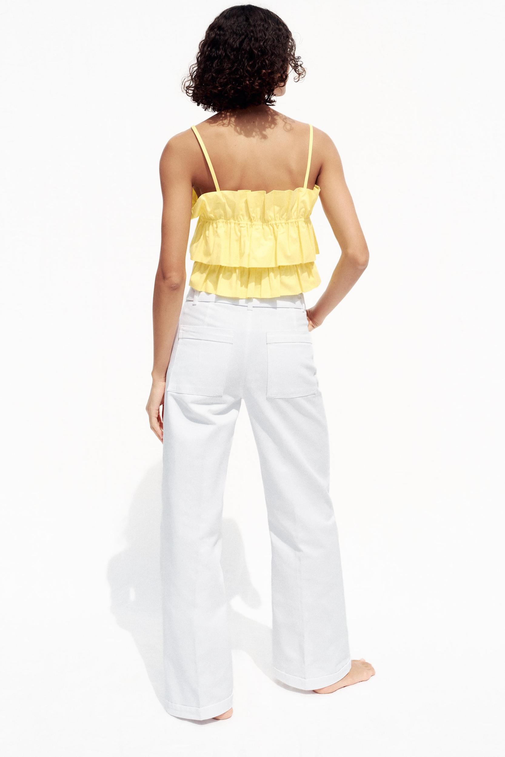 Z1975 HIGH-WAISTED WIDE-LEG JEANS WITH BELT Product Image