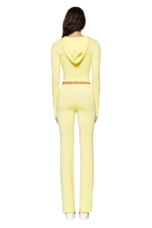 BLARE HOODIE - YELLOW : PALE YELLOW Product Image