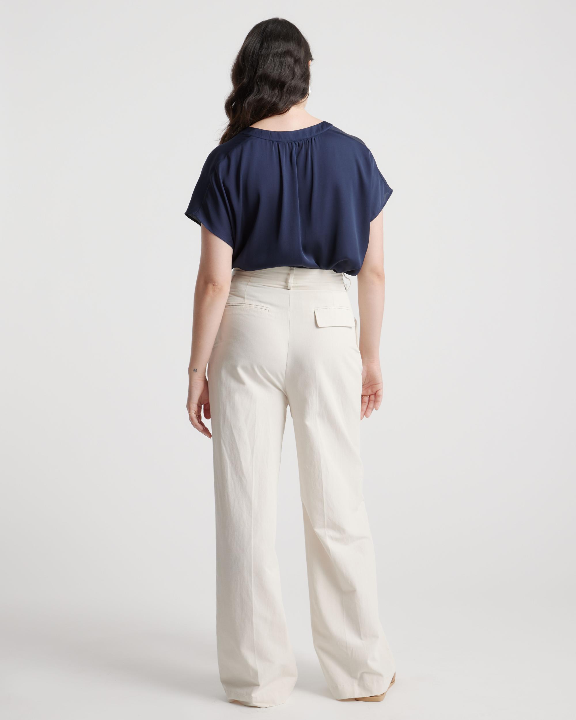 Quince | Women's Washable Stretch Silk Dolman Sleeve Blouse Mulberry Silk Product Image