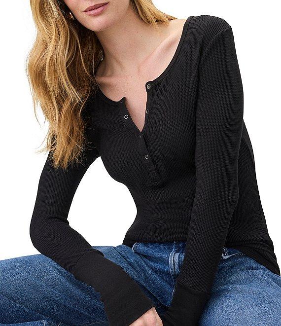 Splendid Thermal Forever Henley Long Sleeve Shirt Product Image