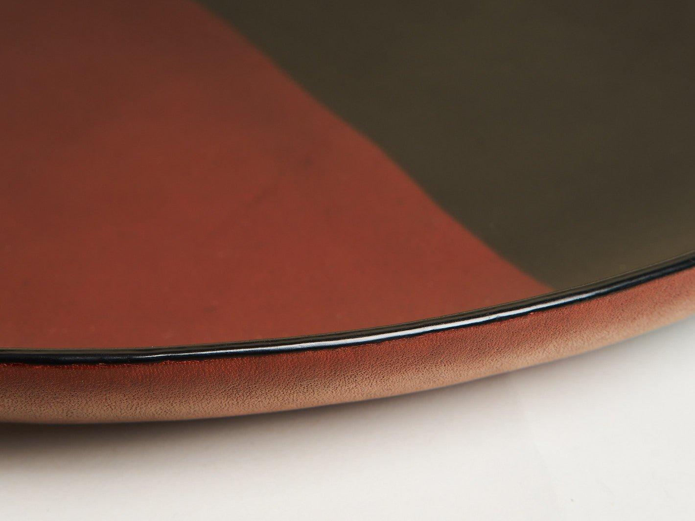 The Oversized Tray in Molded Leather Product Image