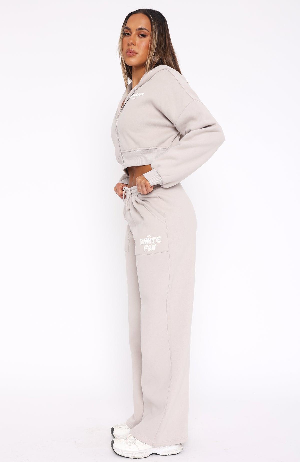 Offstage Wide Leg Sweatpants Moon Product Image