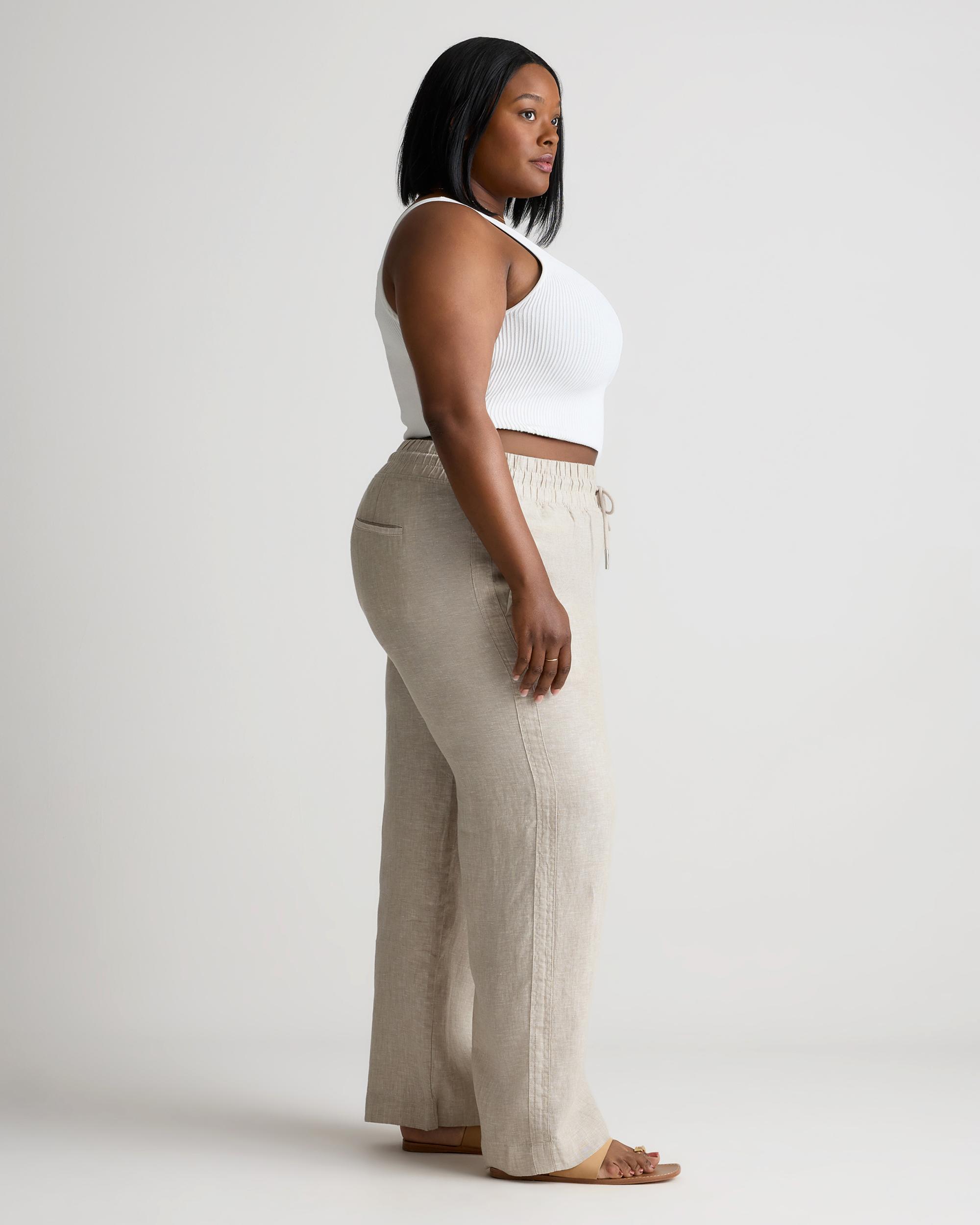 Quince | Women's 100% European Linen Wide Leg Pants Product Image